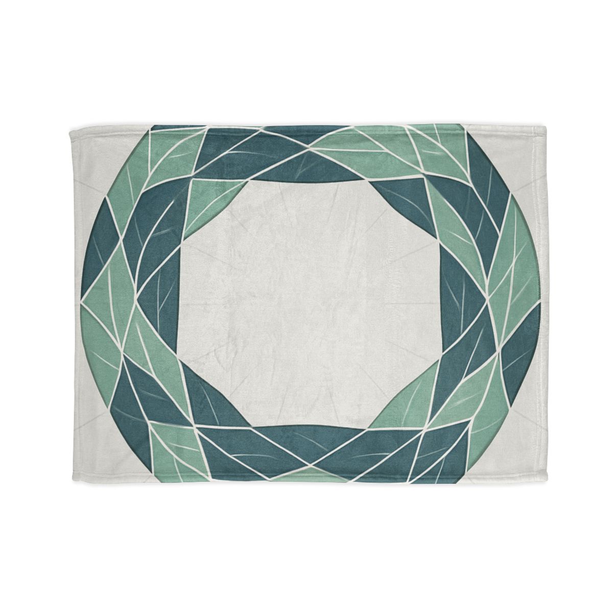 Orbiting Leaf Lattice soft fleece blankets