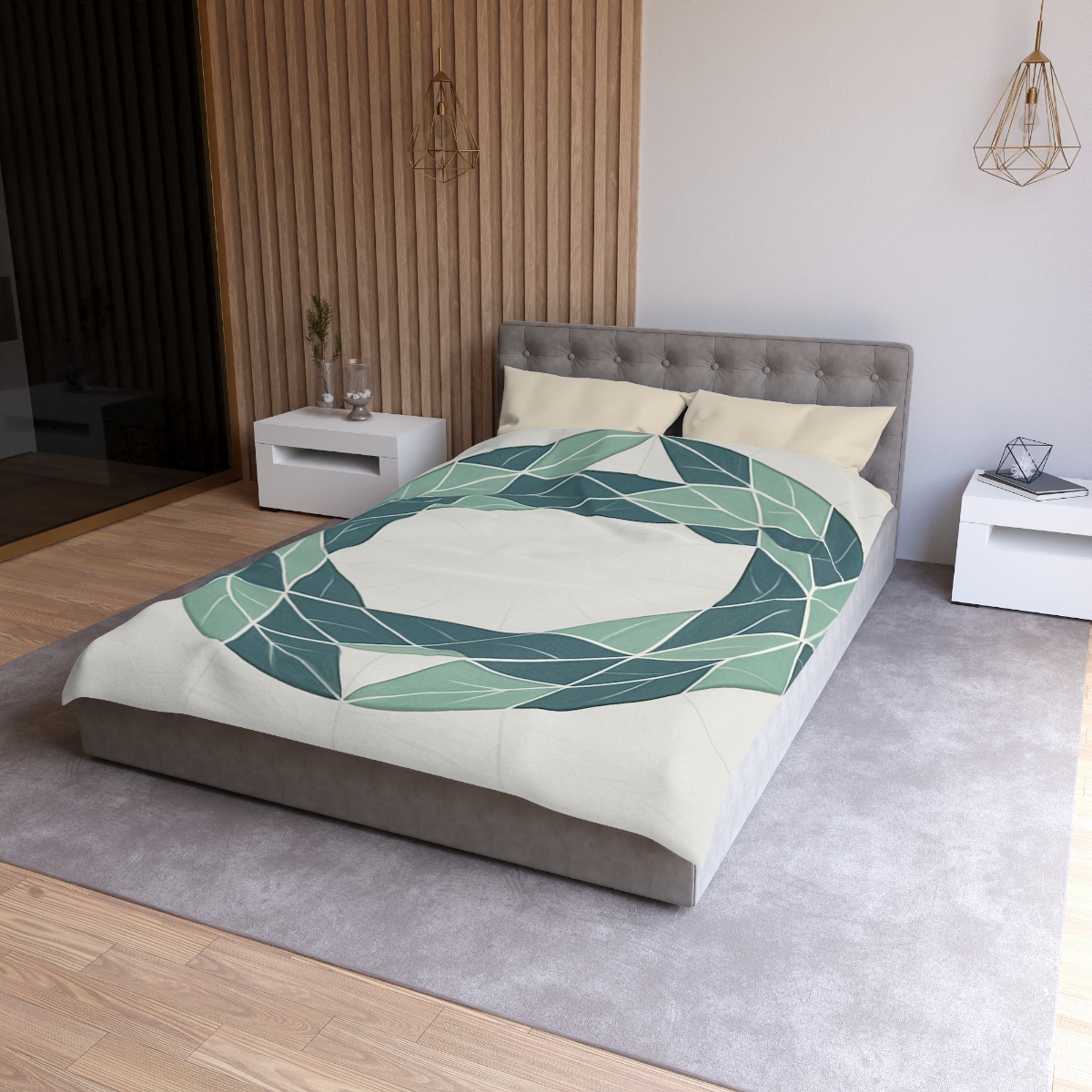 Orbiting Leaf Lattice trendy bedroom duvets