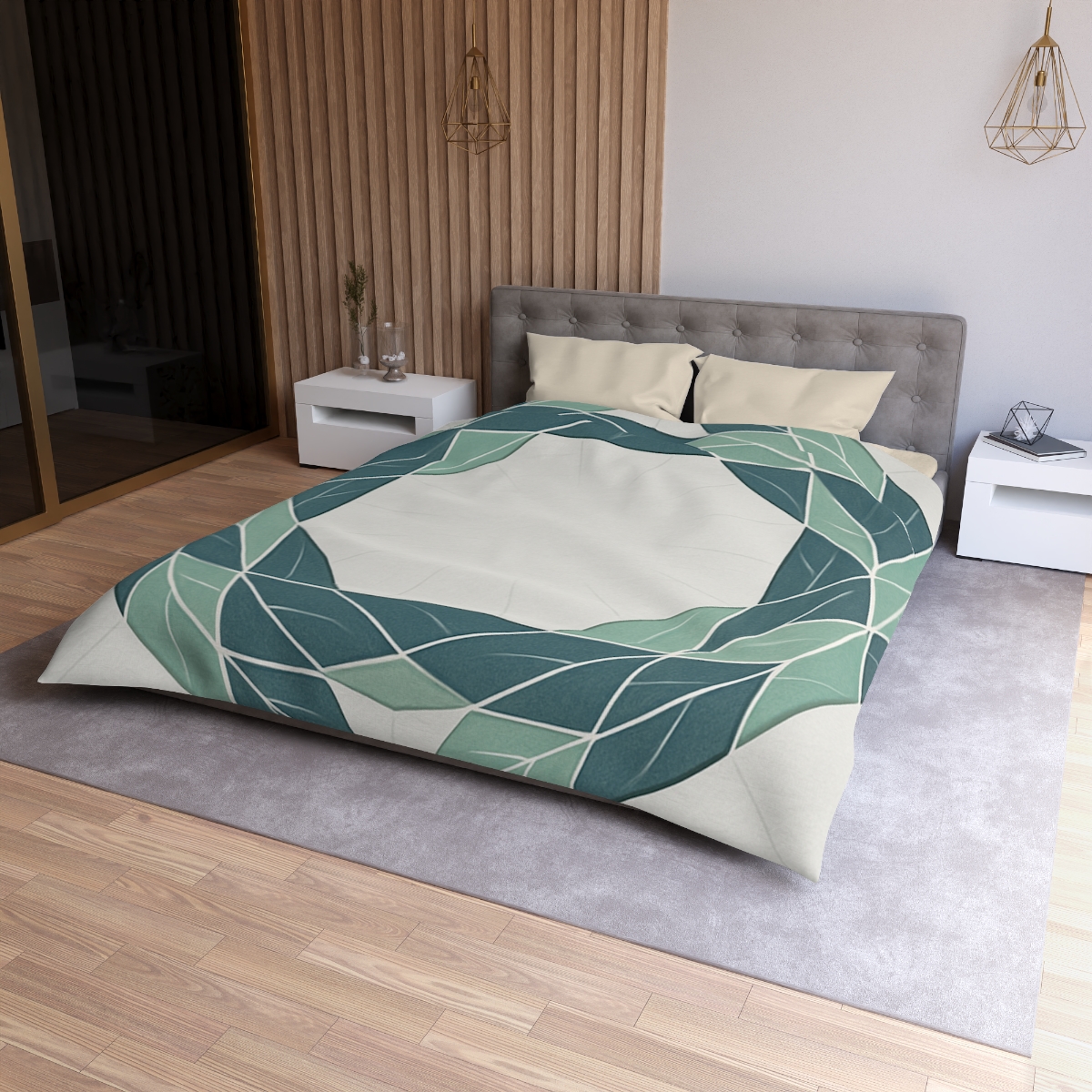Orbiting Leaf Lattice trendy bedroom duvets