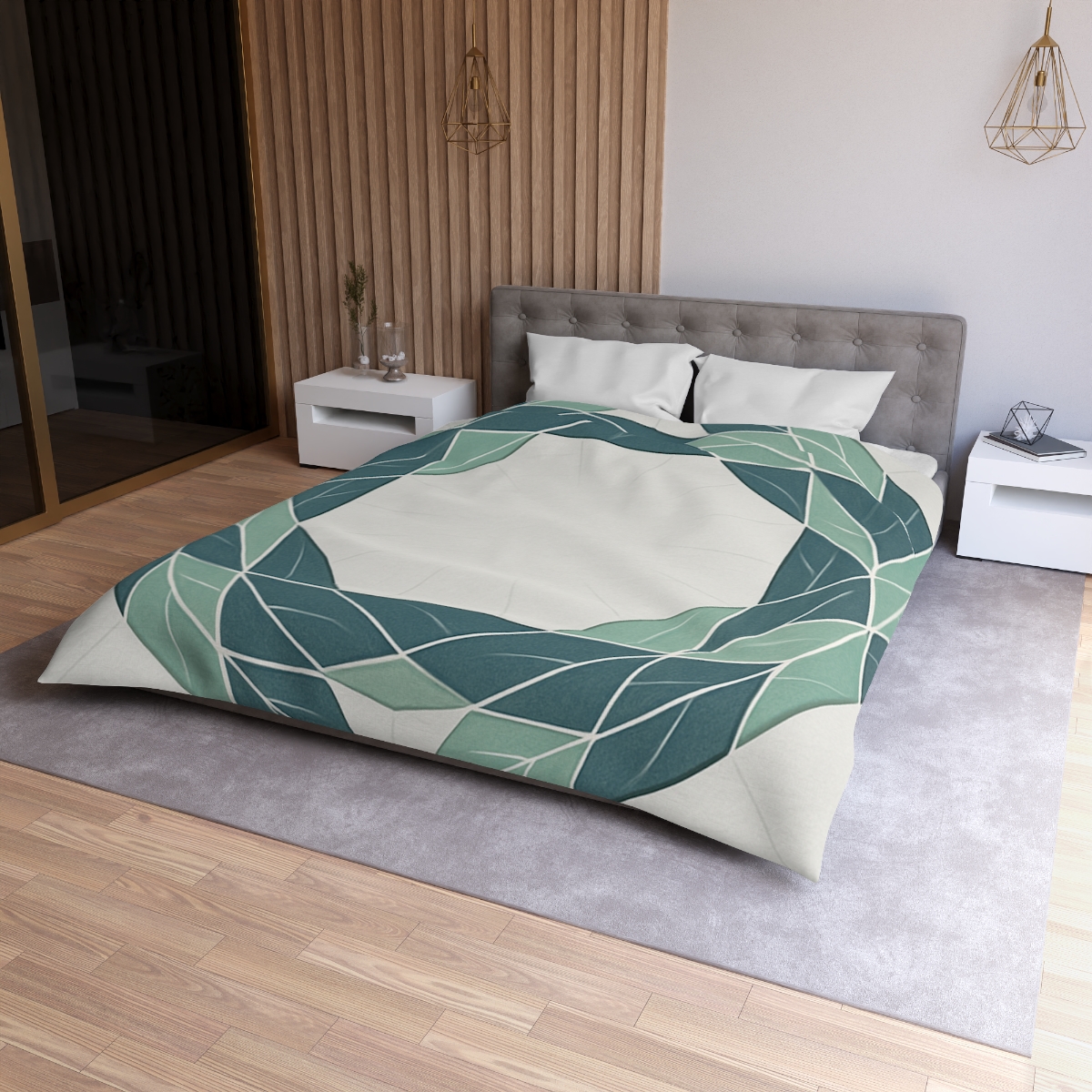 Orbiting Leaf Lattice trendy bedroom duvets
