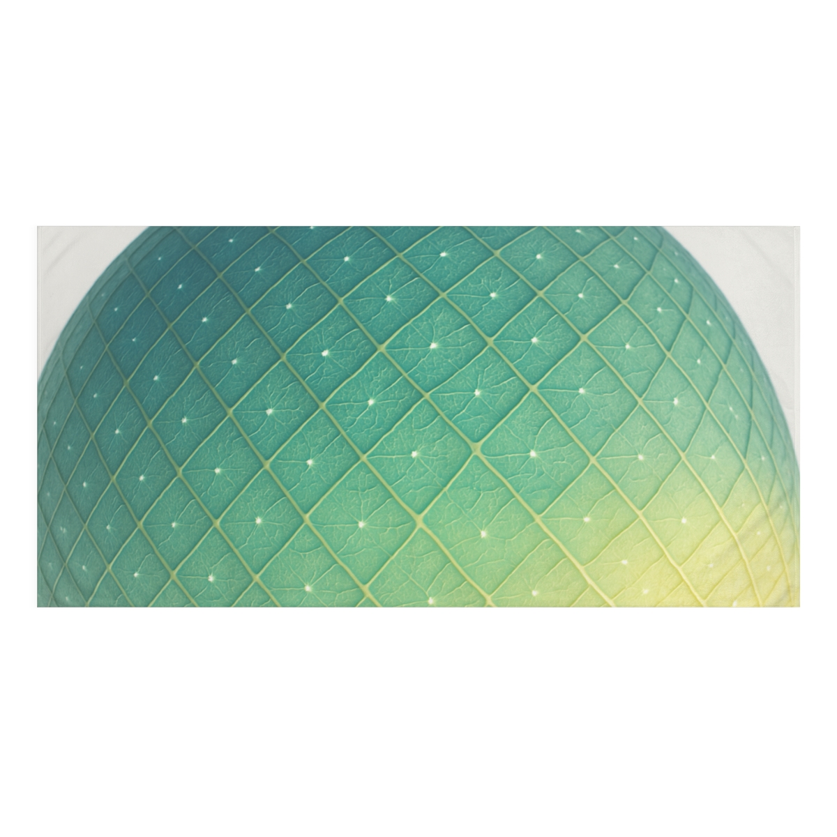 Orbiting Leaf Vein Grid comfortable face towels
