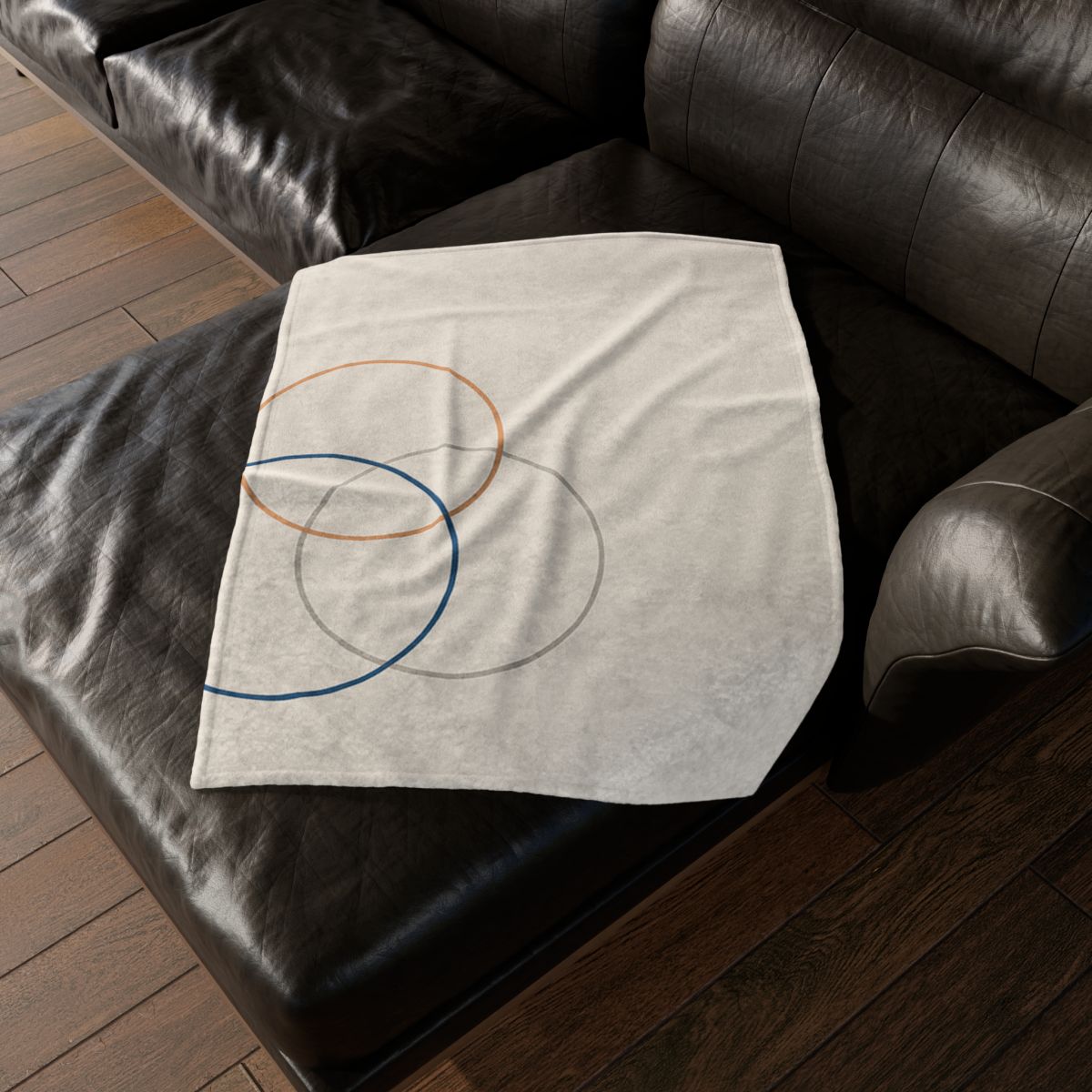 Orbiting Ring Triad trendy patterned blankets