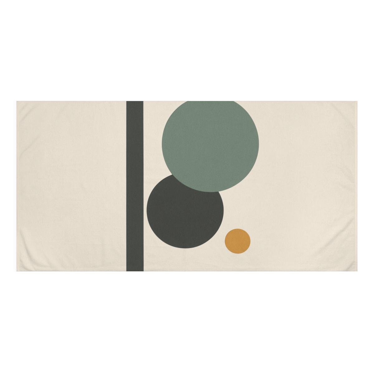 Orbiting Trio Above Quiet Plane stylish beach towels