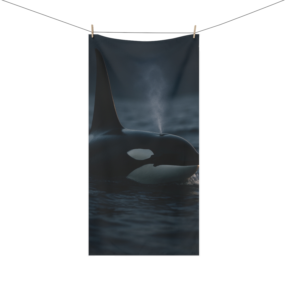 Orca Midnight Surge stylish beach towels