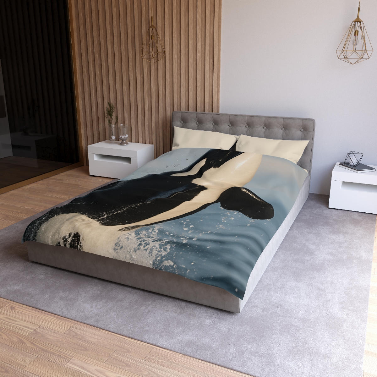 Orca Surface Symphony soft comforter duvets