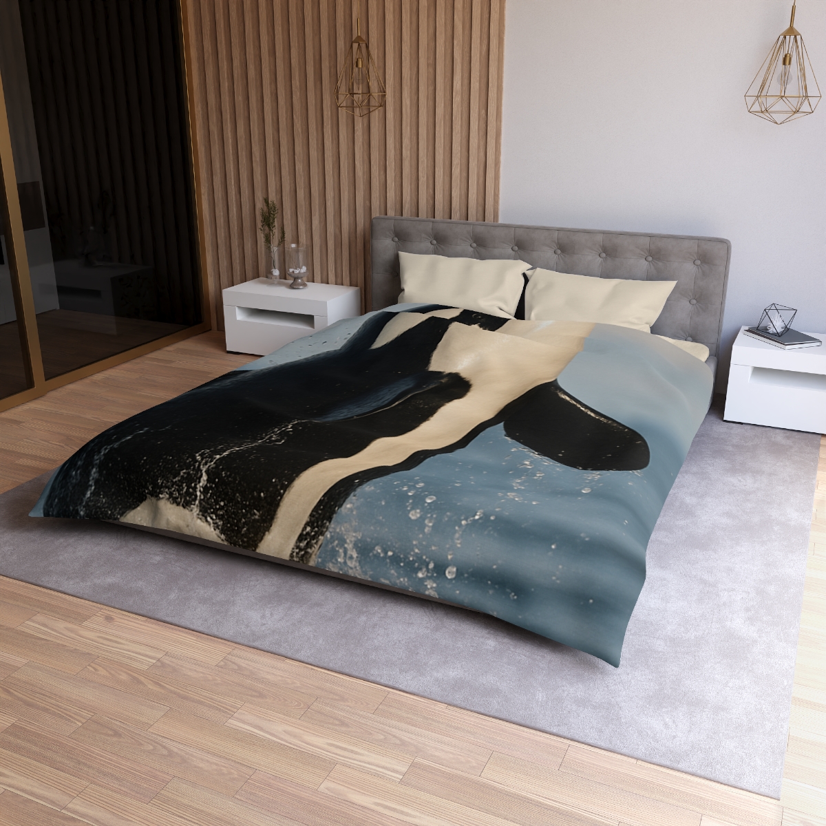 Orca Surface Symphony soft comforter duvets