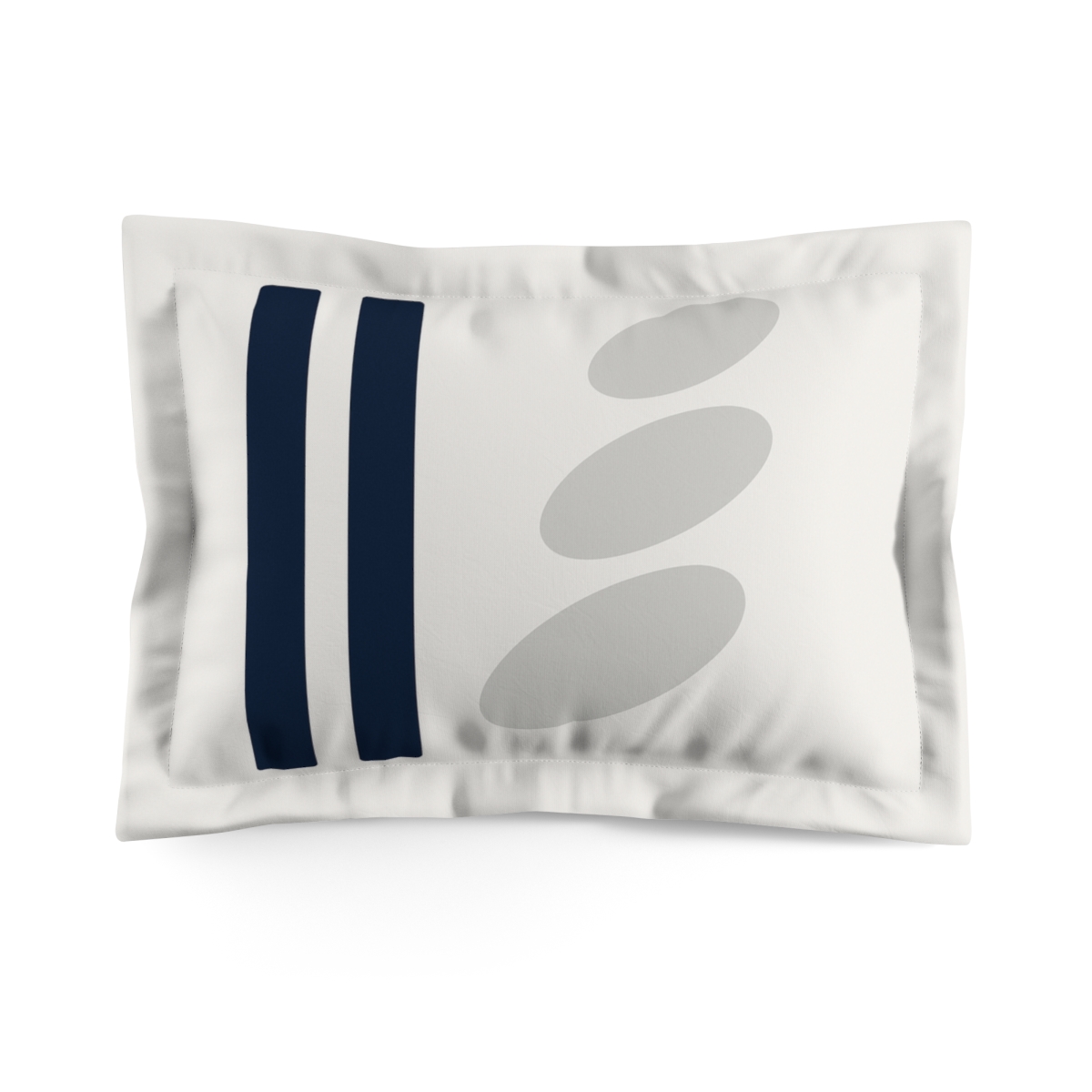 Parallel Bar And Floating Oval Trio designer printed pillows