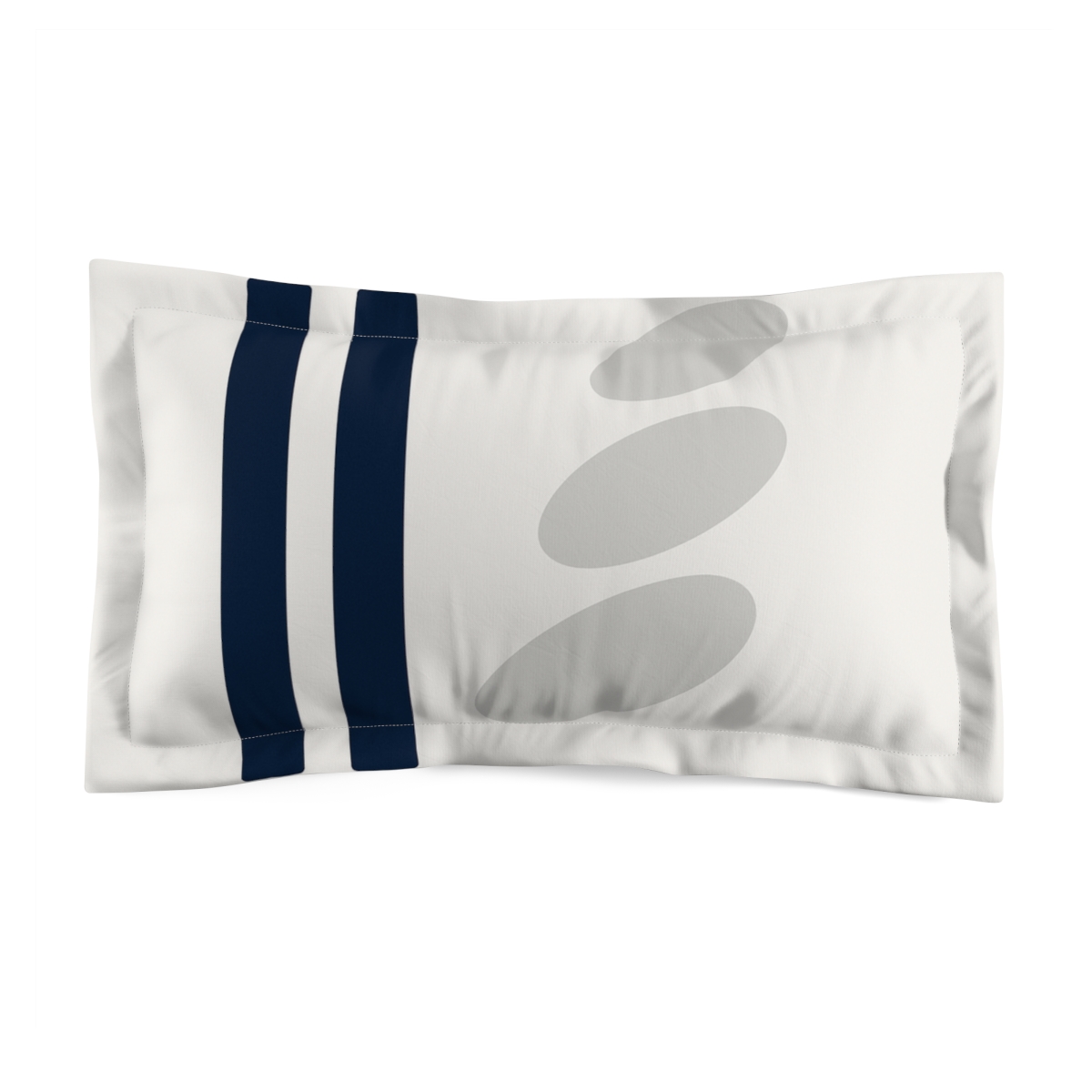 Parallel Bar And Floating Oval Trio designer printed pillows
