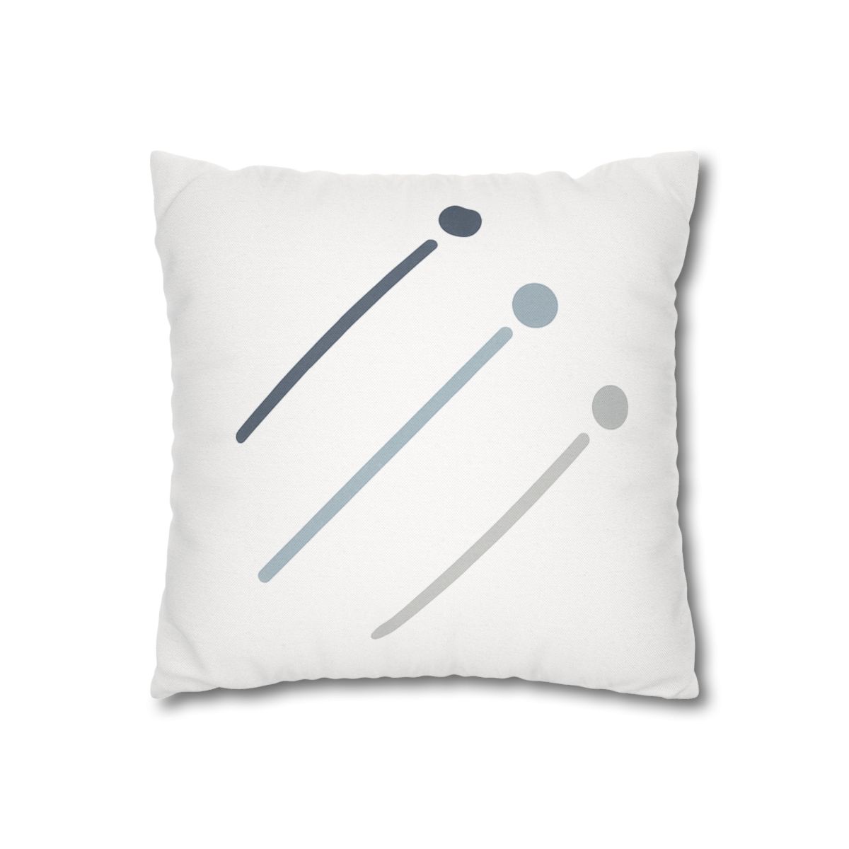 Parallel Comet Paths designer print pillow cases