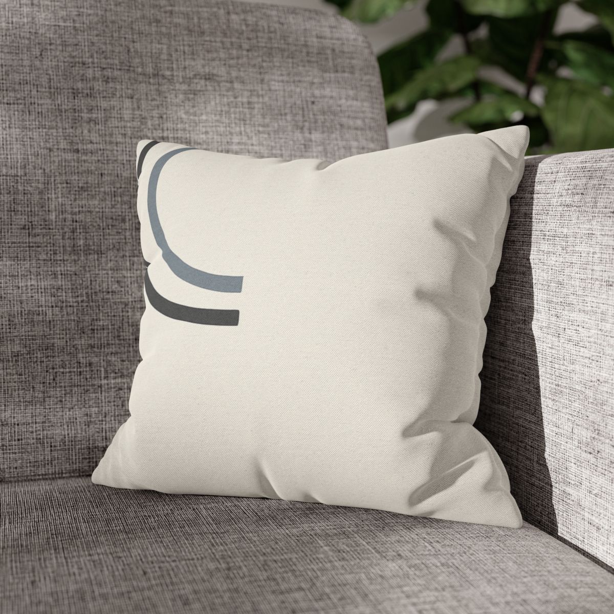 Partial Arc Corner designer print pillow cases