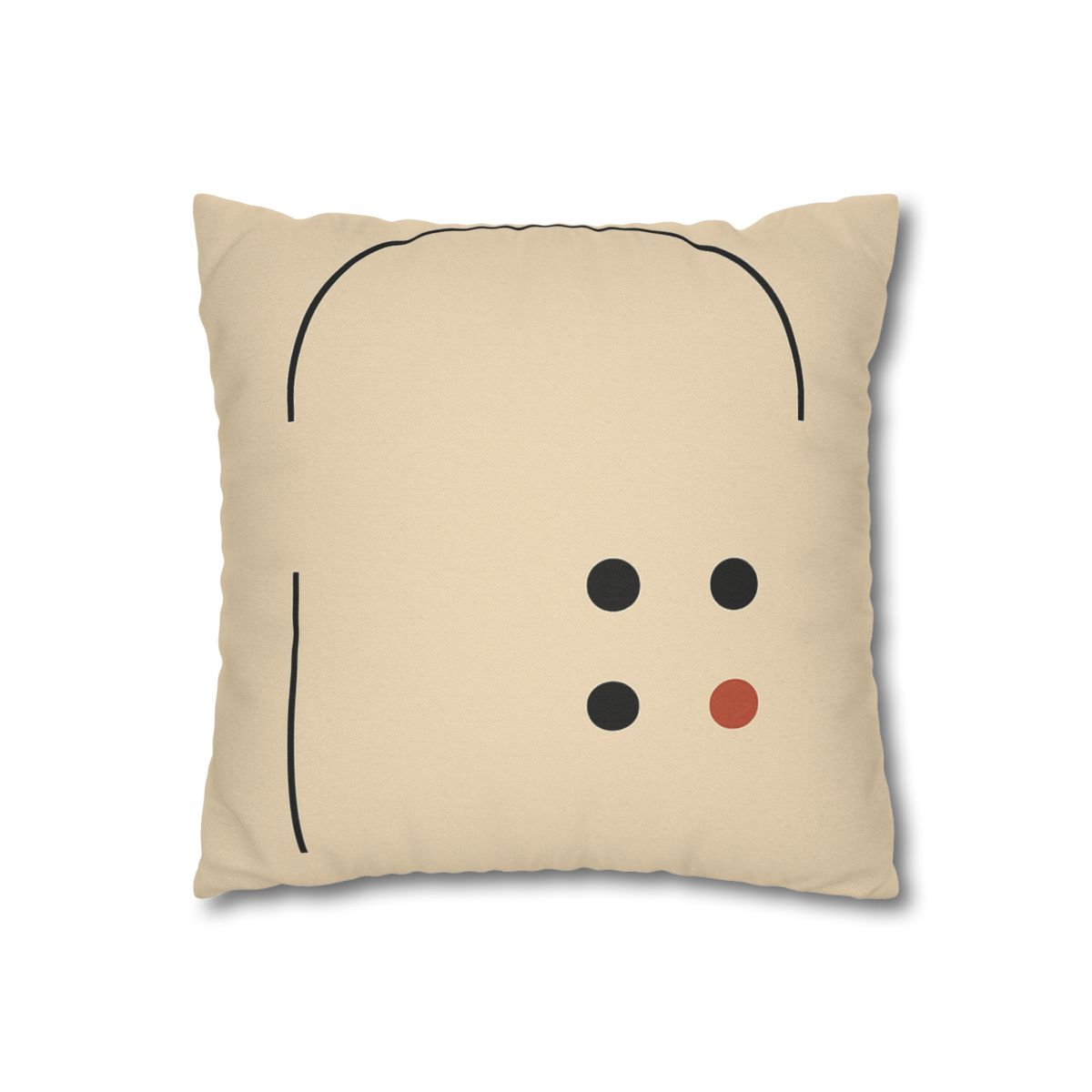 Partial Arc Window Over Dot Grid trendy patterned pillow cases