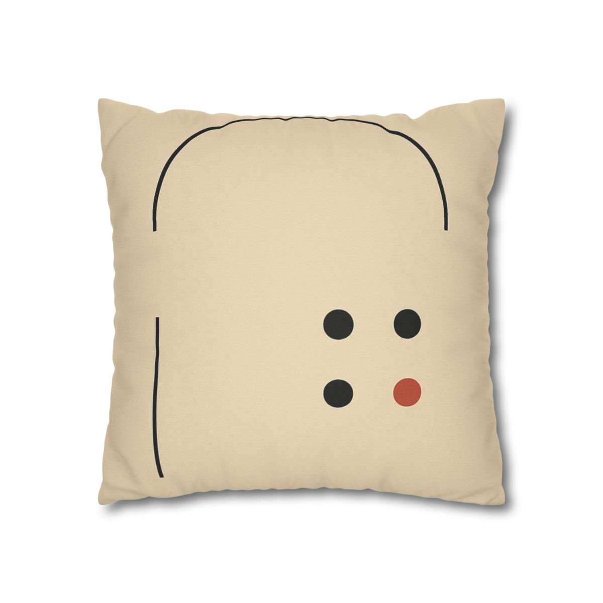 Partial Arc Window Over Dot Grid trendy patterned pillow cases