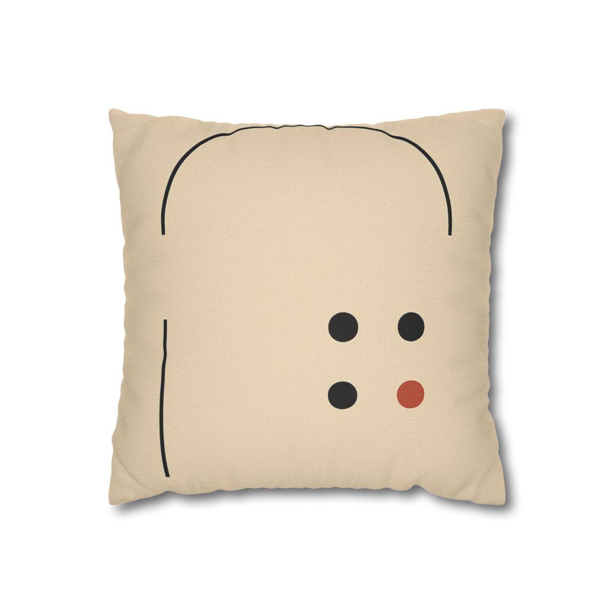 Partial Arc Window Over Dot Grid trendy patterned pillow cases