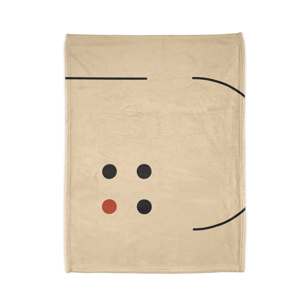 Partial Arc Window Over Dot Grid personalized cozy blankets