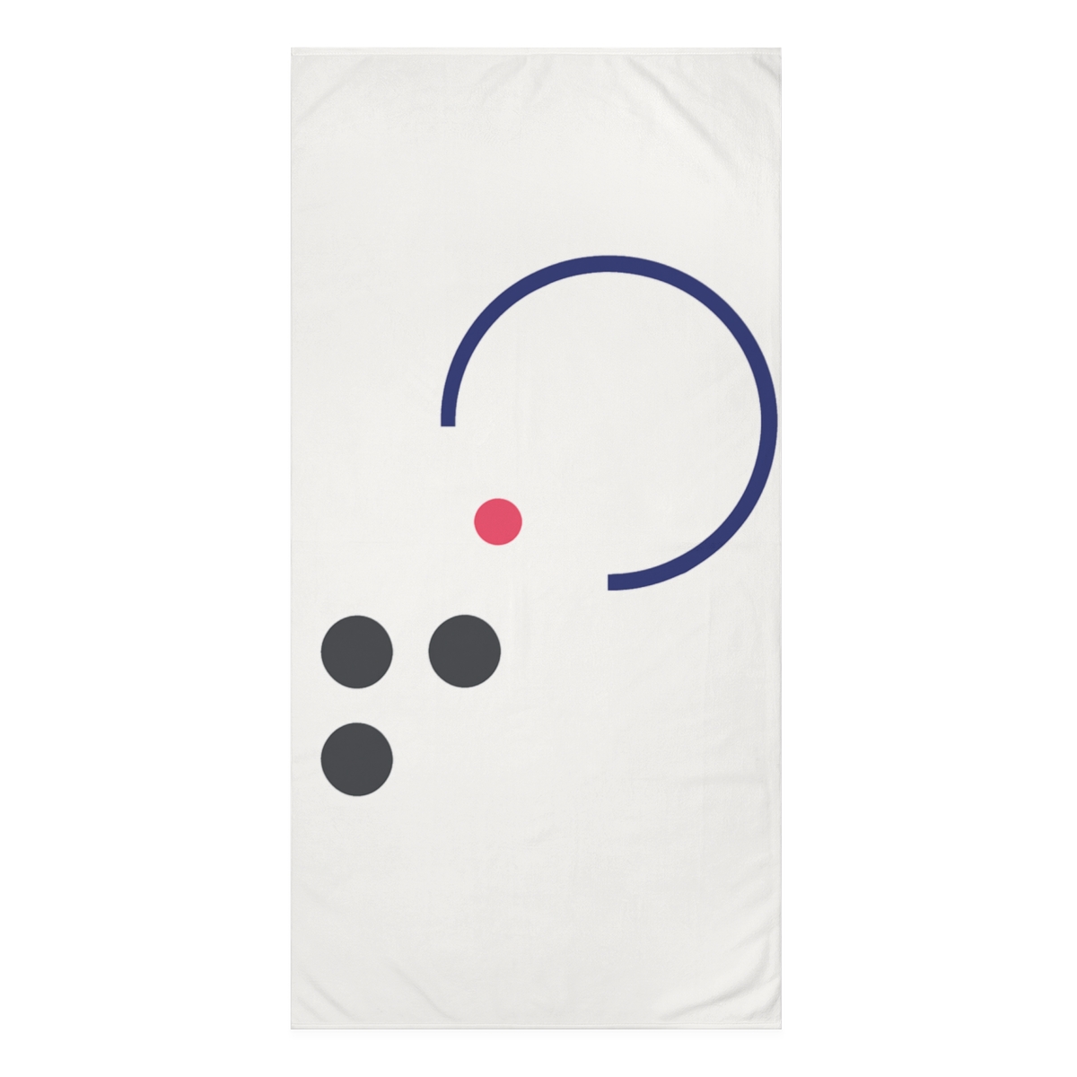 Partial Ring With Three Point Grid decorative home towelscustom towels