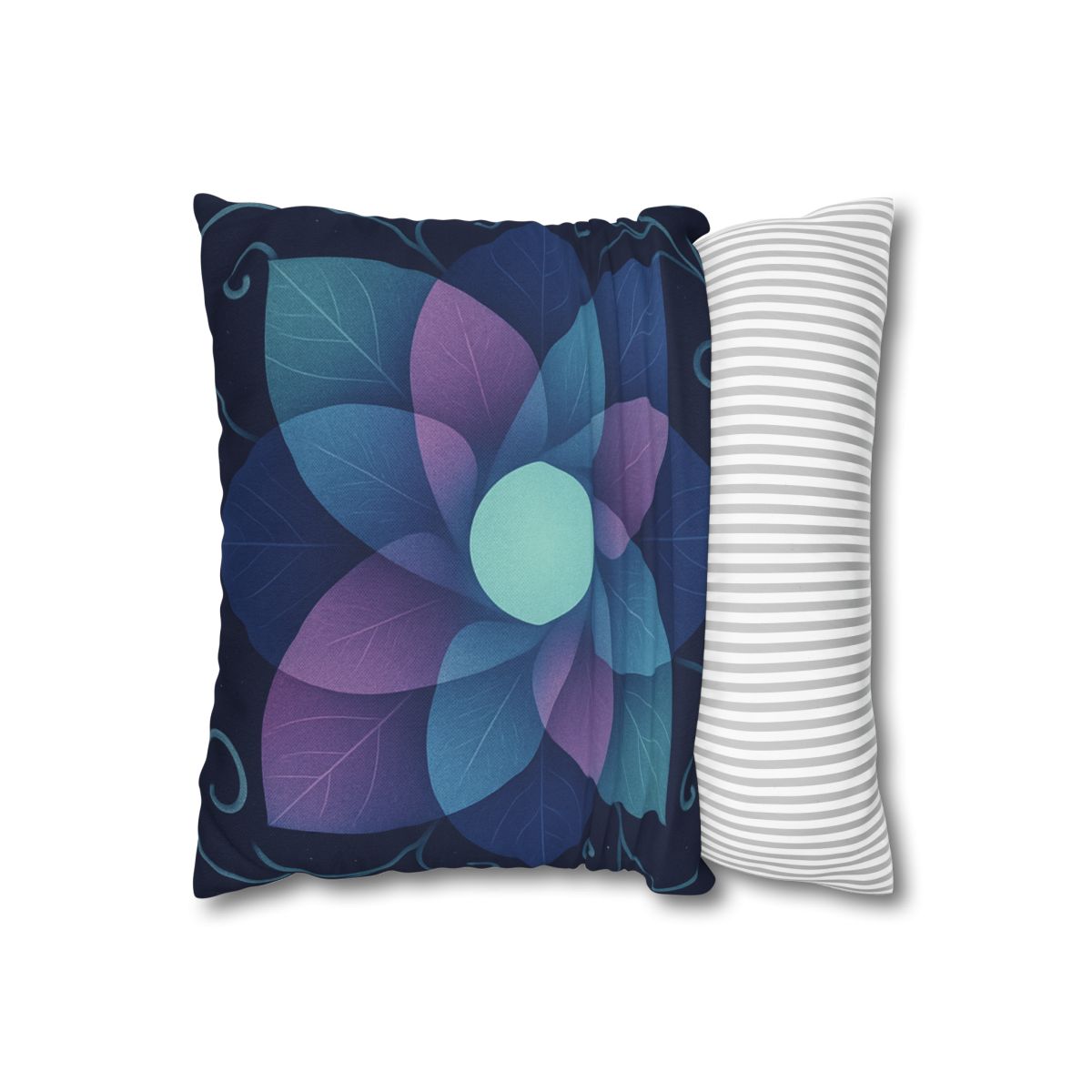 Petal Aperture Kaleidoscope soft cotton pillow cases
