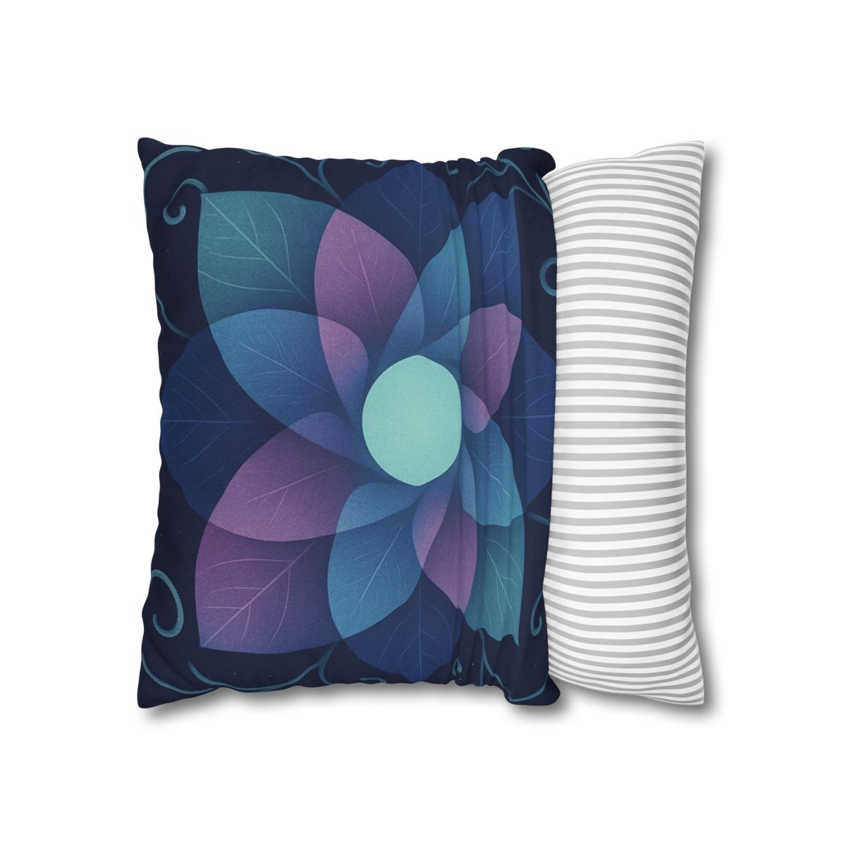 Petal Aperture Kaleidoscope soft cotton pillow cases