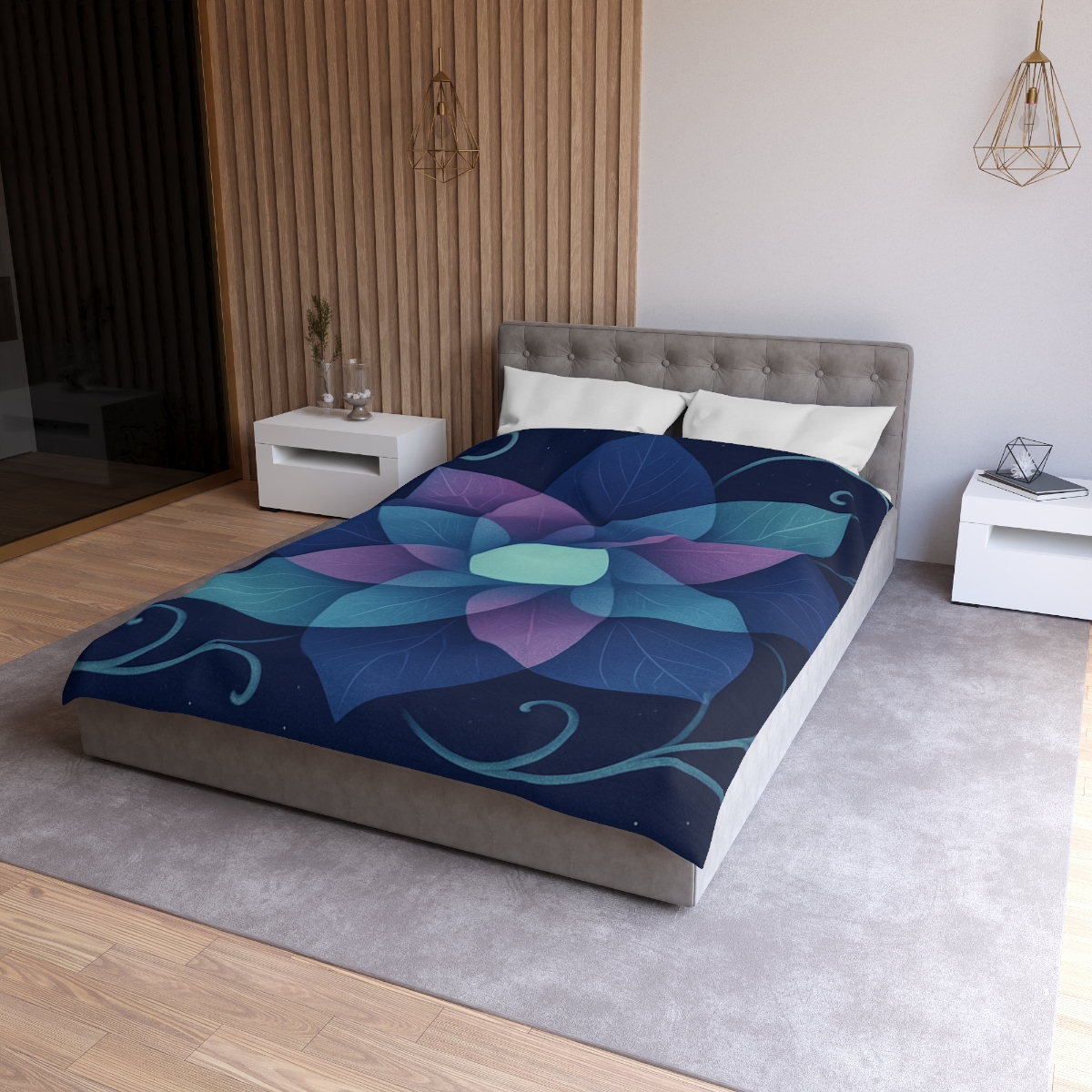 Petal Aperture Kaleidoscope stylish duvet covers