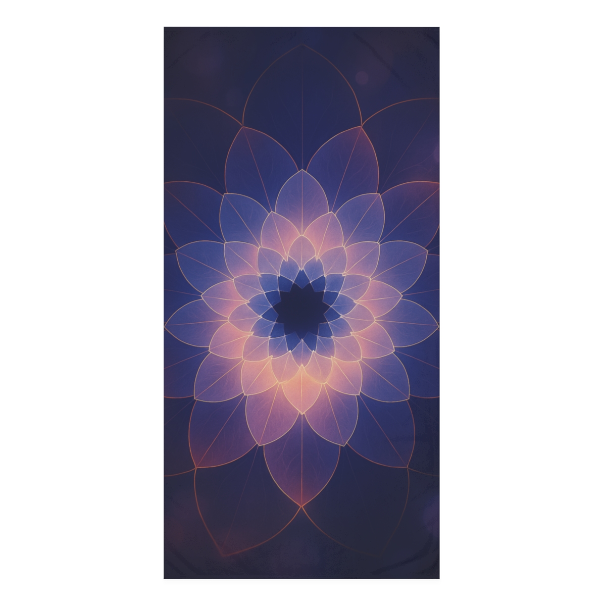 Petal Aperture Kaleidoscope unique gift towels