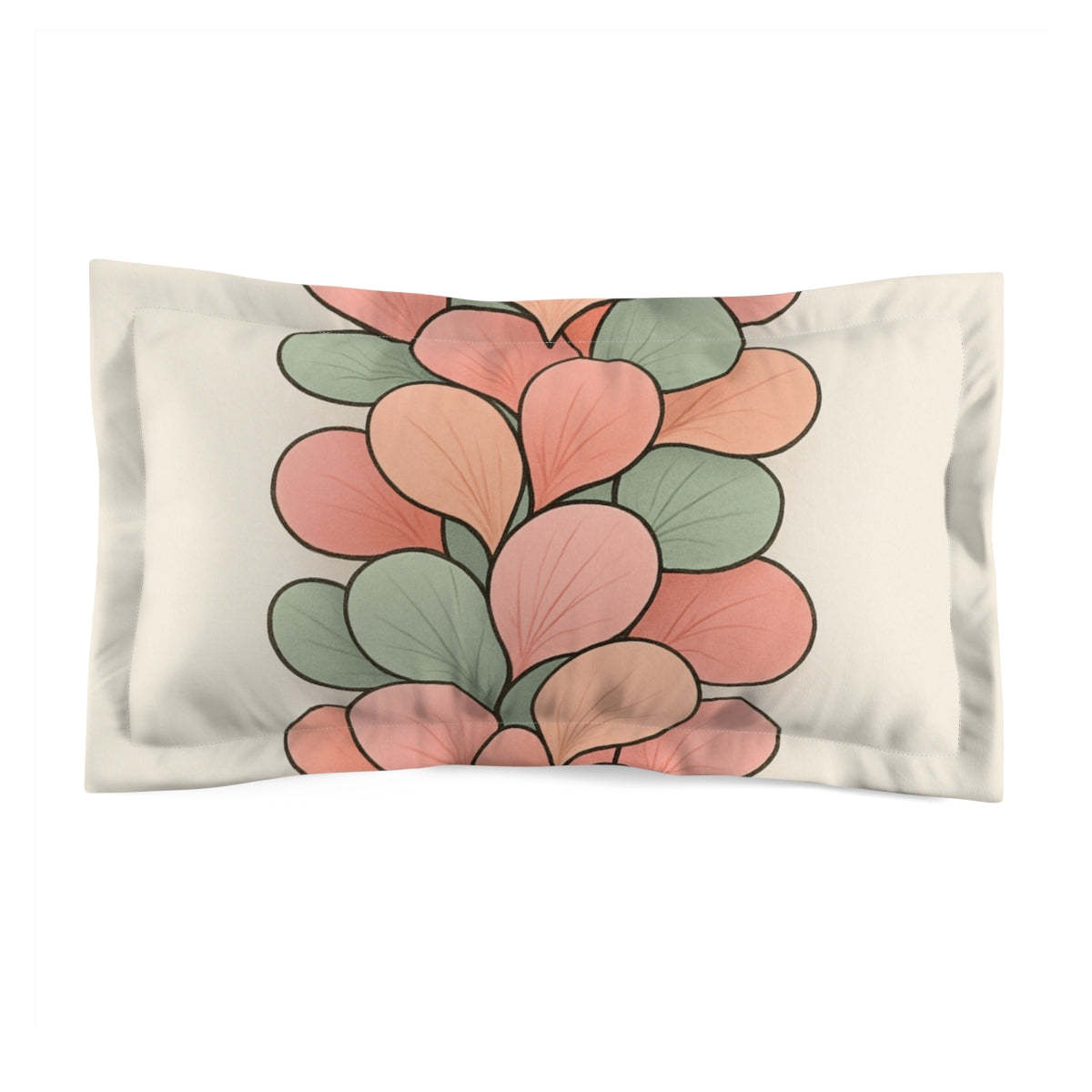 Petal Cascade Harmony Pillow