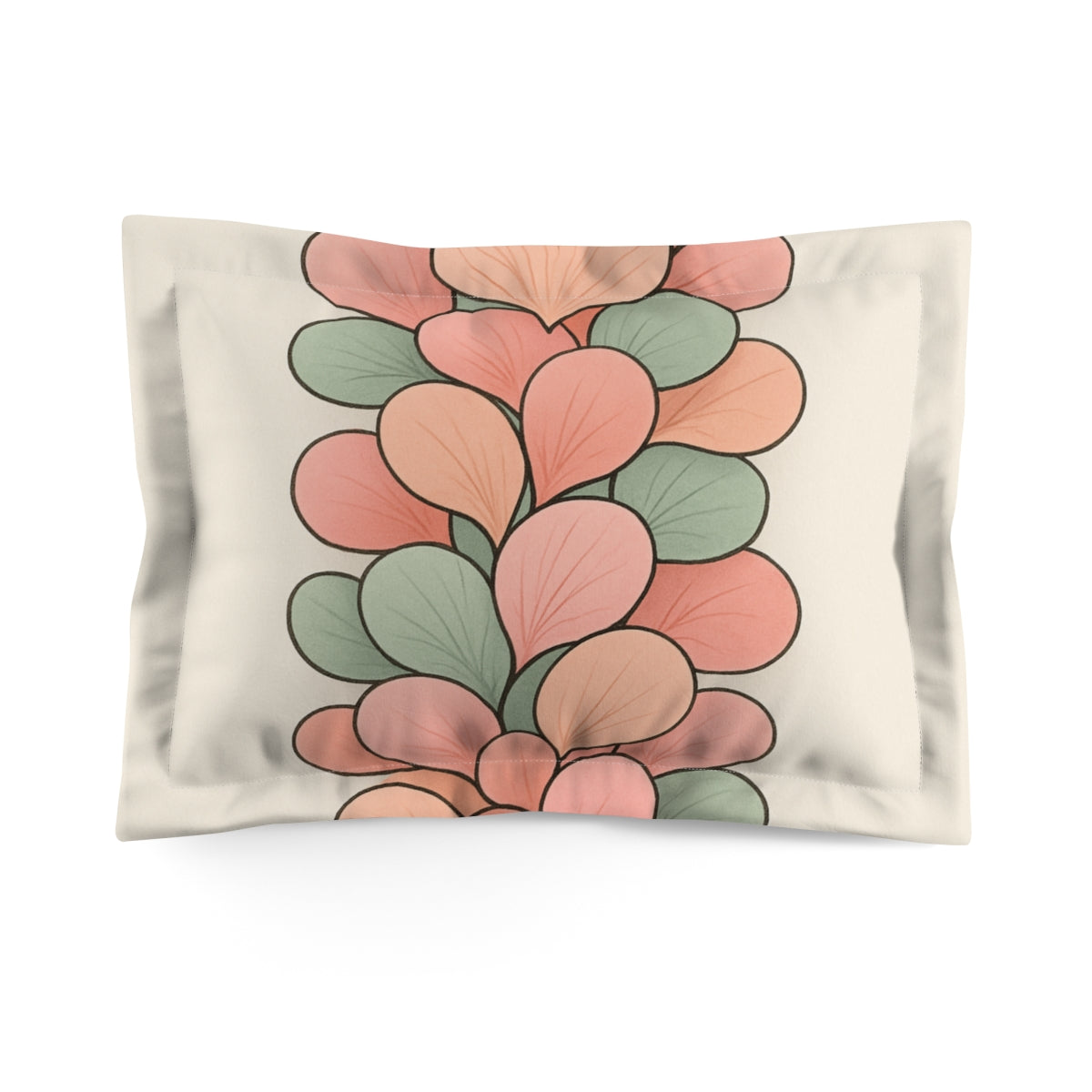 Petal Cascade Harmony Pillow