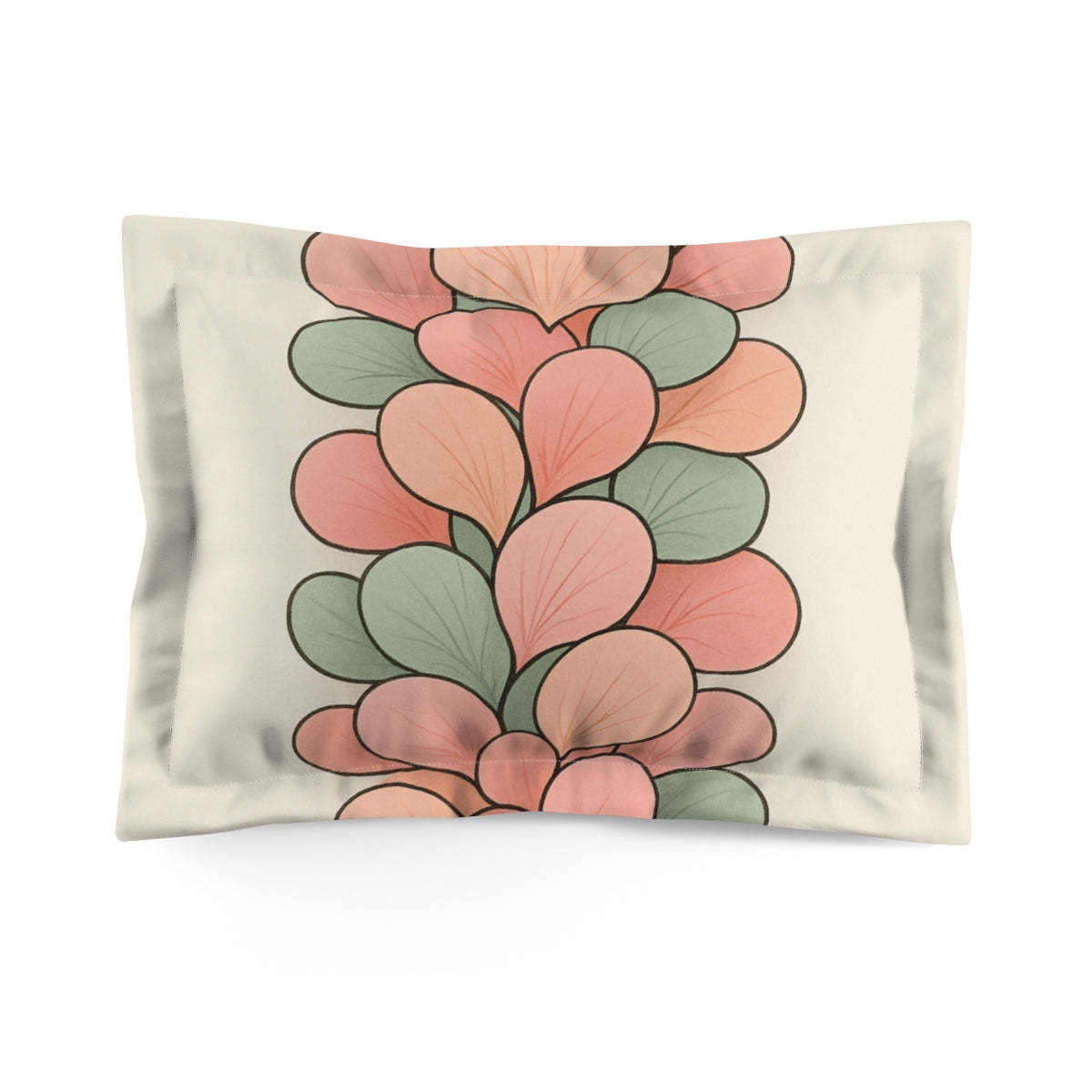 Petal Cascade Harmony Pillow