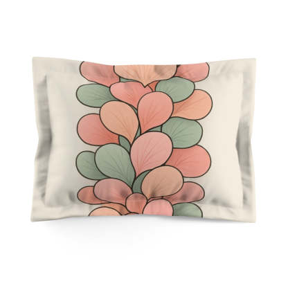 Petal Cascade Harmony Pillow
