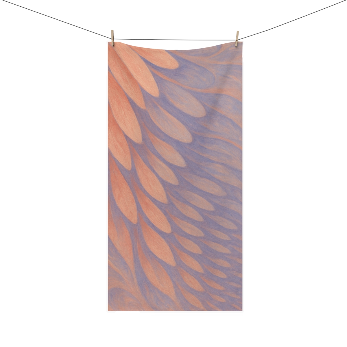 Petal Cascade Rhythm trendy hand towels