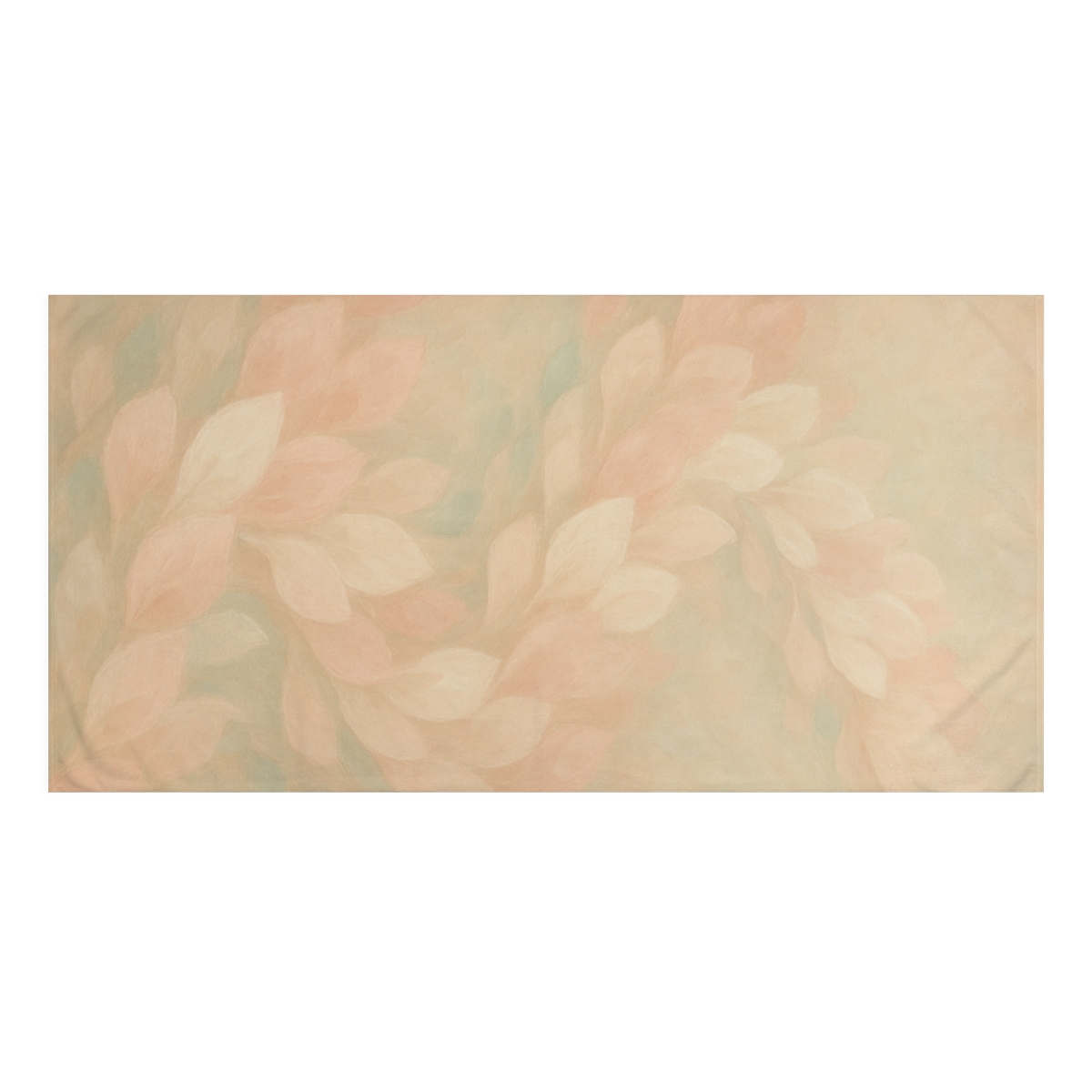 Petal Cascade Wave designer printed towels