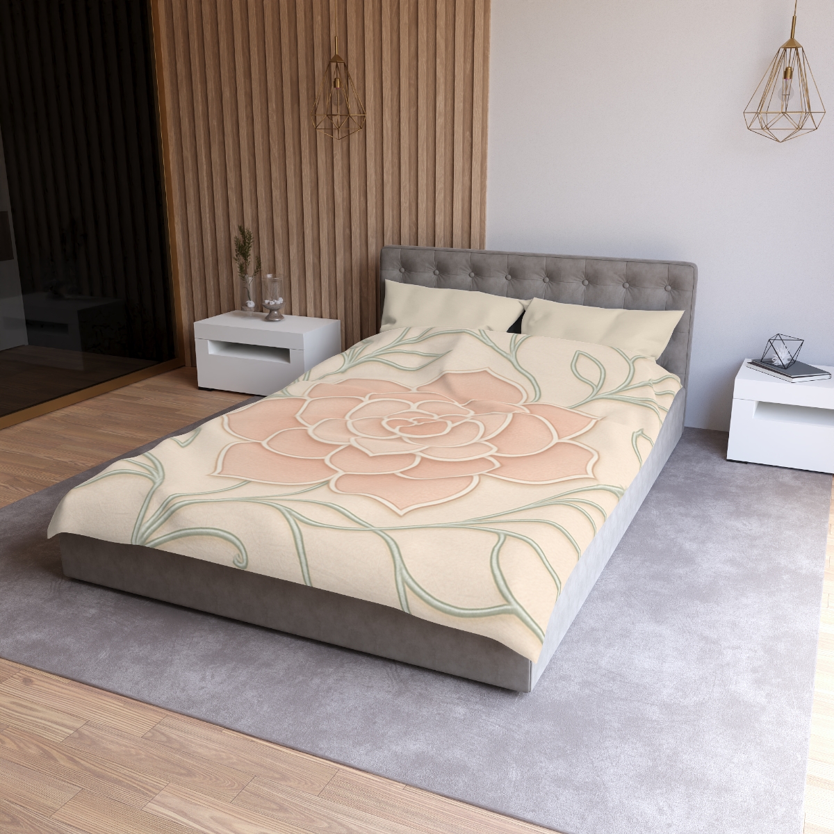 Petal Circuit Lace soft comforter duvets