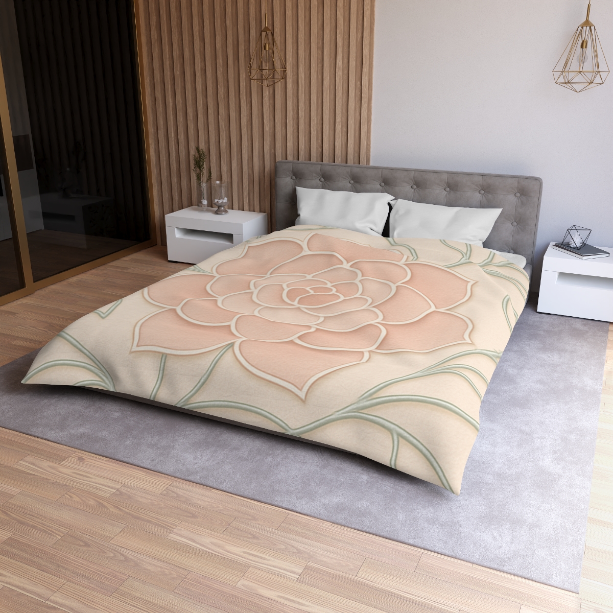 Petal Circuit Lace soft comforter duvets