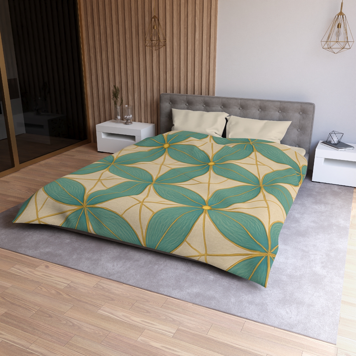 Petal Circuit Lattice stylish duvet covers