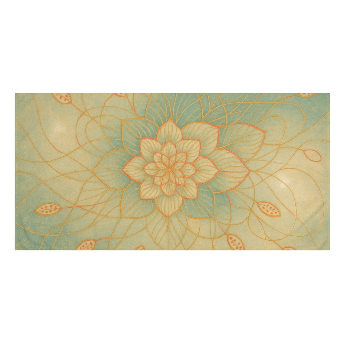 Petal Circuit Tapestry decorative home towelscustom towels