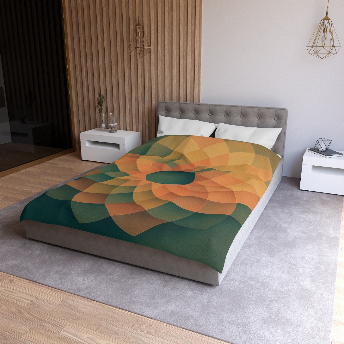 Petal Clockwork Overlay soft comforter duvets