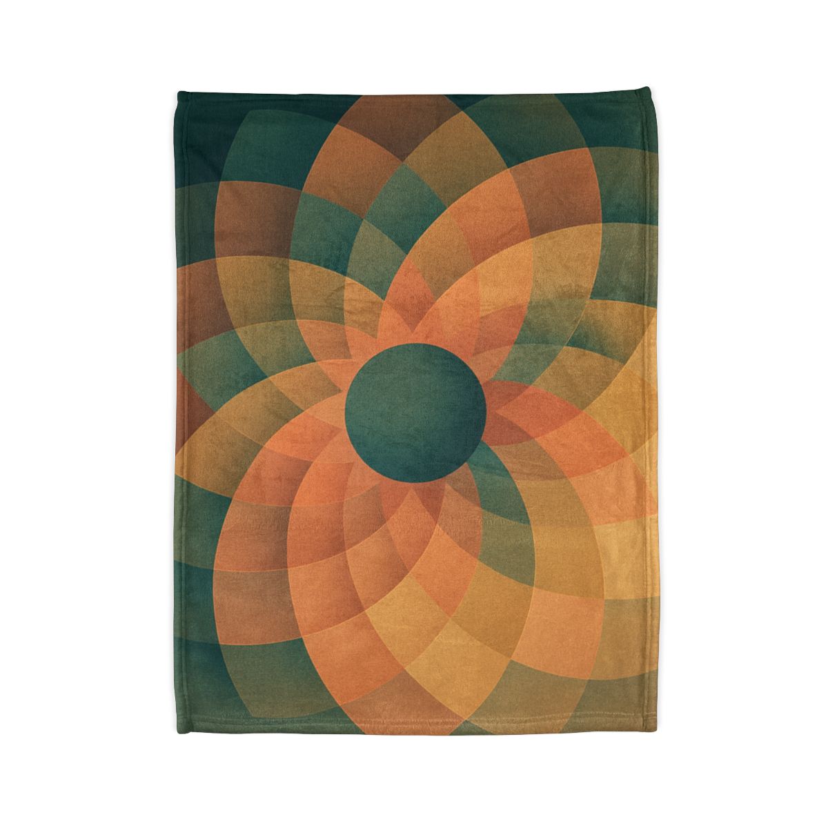 Petal Clockwork Overlay personalized cozy blankets