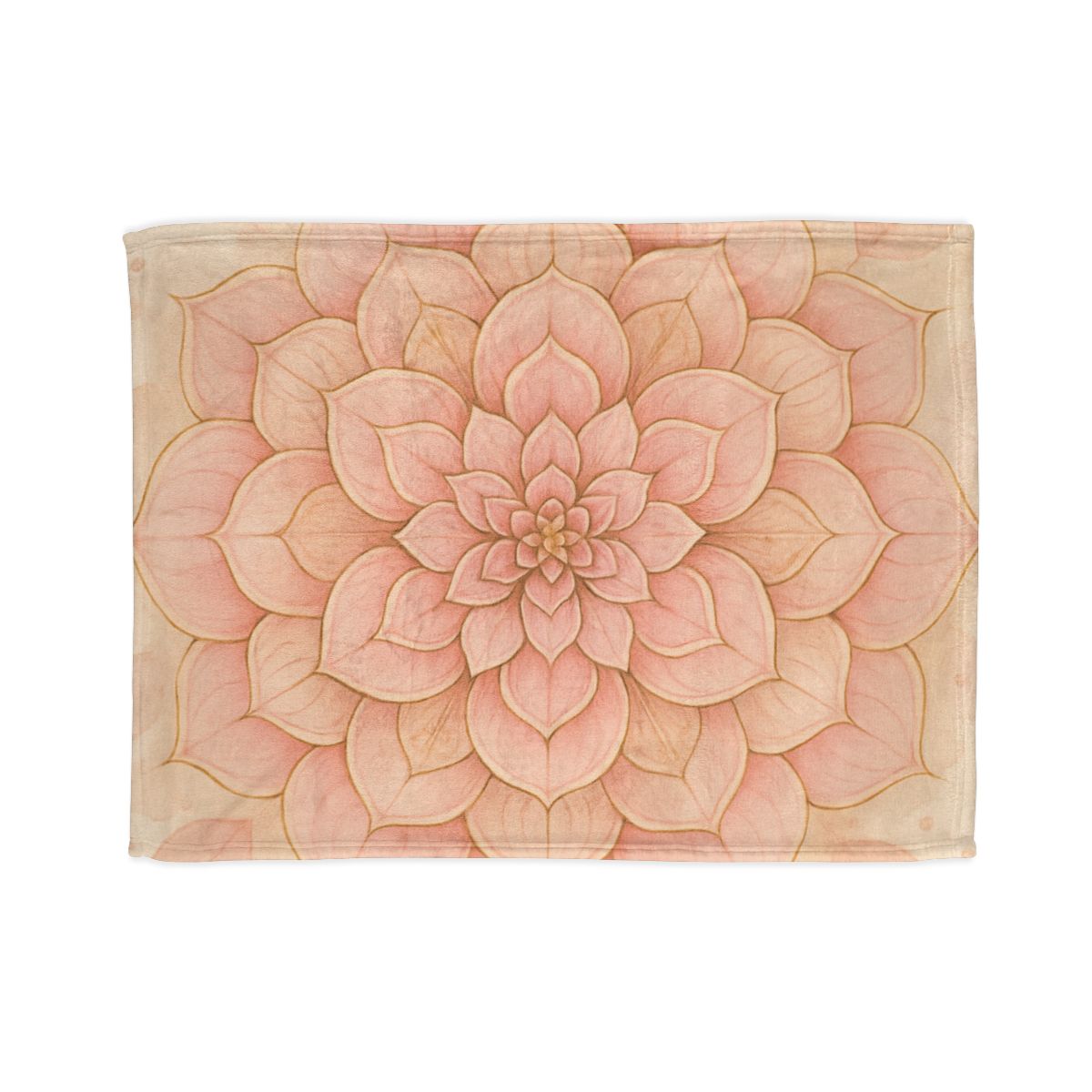Petal Concentric Chorus stylish throw blankets