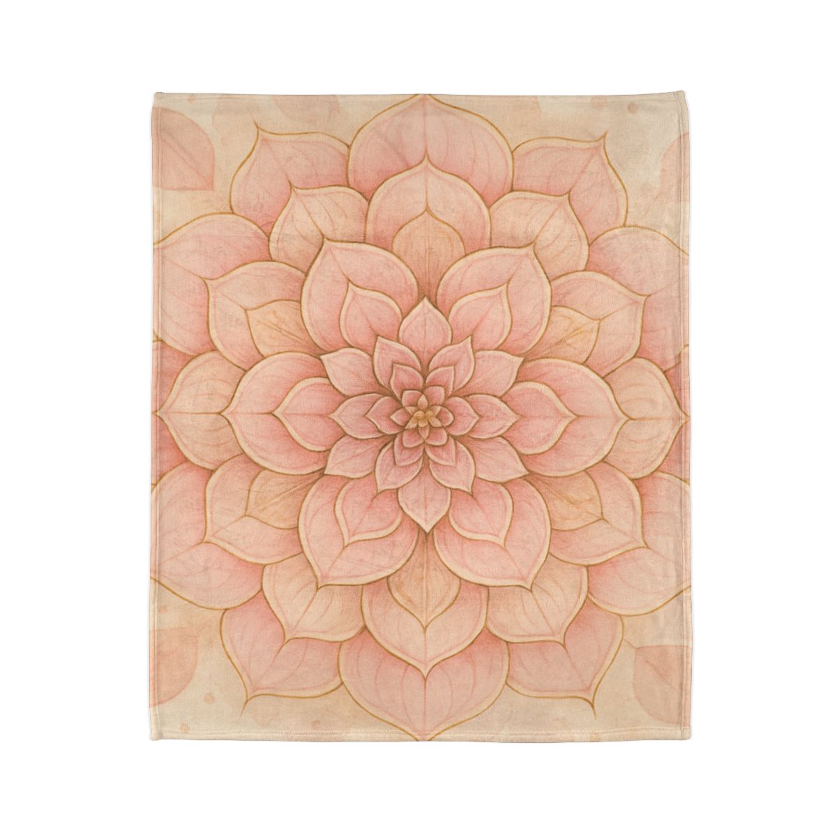 Petal Concentric Chorus stylish throw blankets