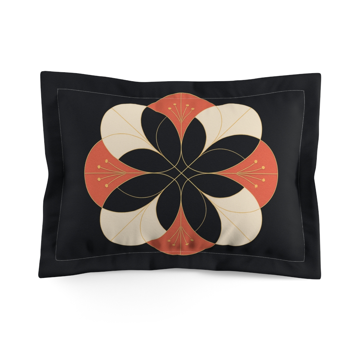 Petal Eclipse Lattice trendy accent pillows