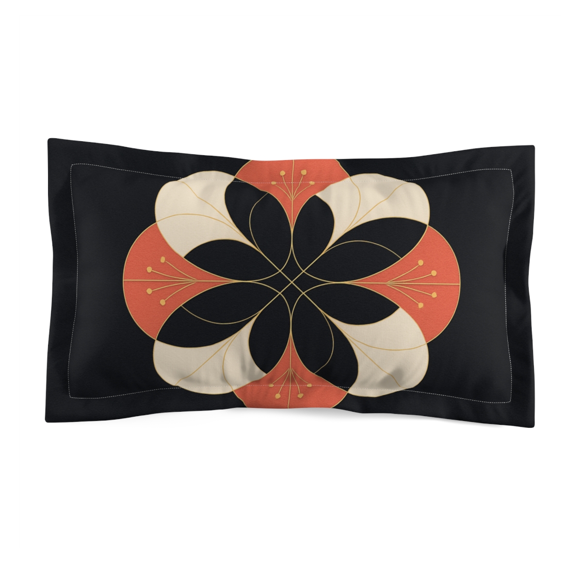 Petal Eclipse Lattice trendy accent pillows