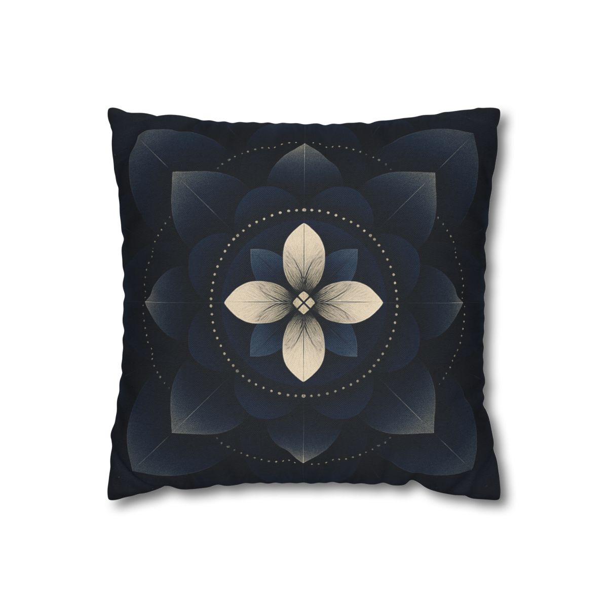Petal Eclipse Mandala designer print pillow cases