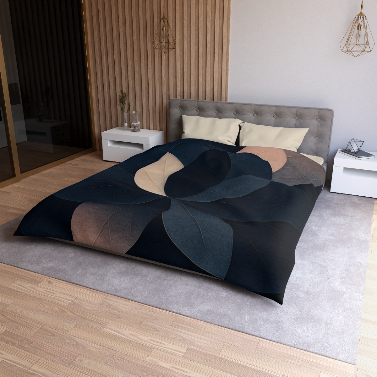 Petal Eclipse Overlays custom duvets