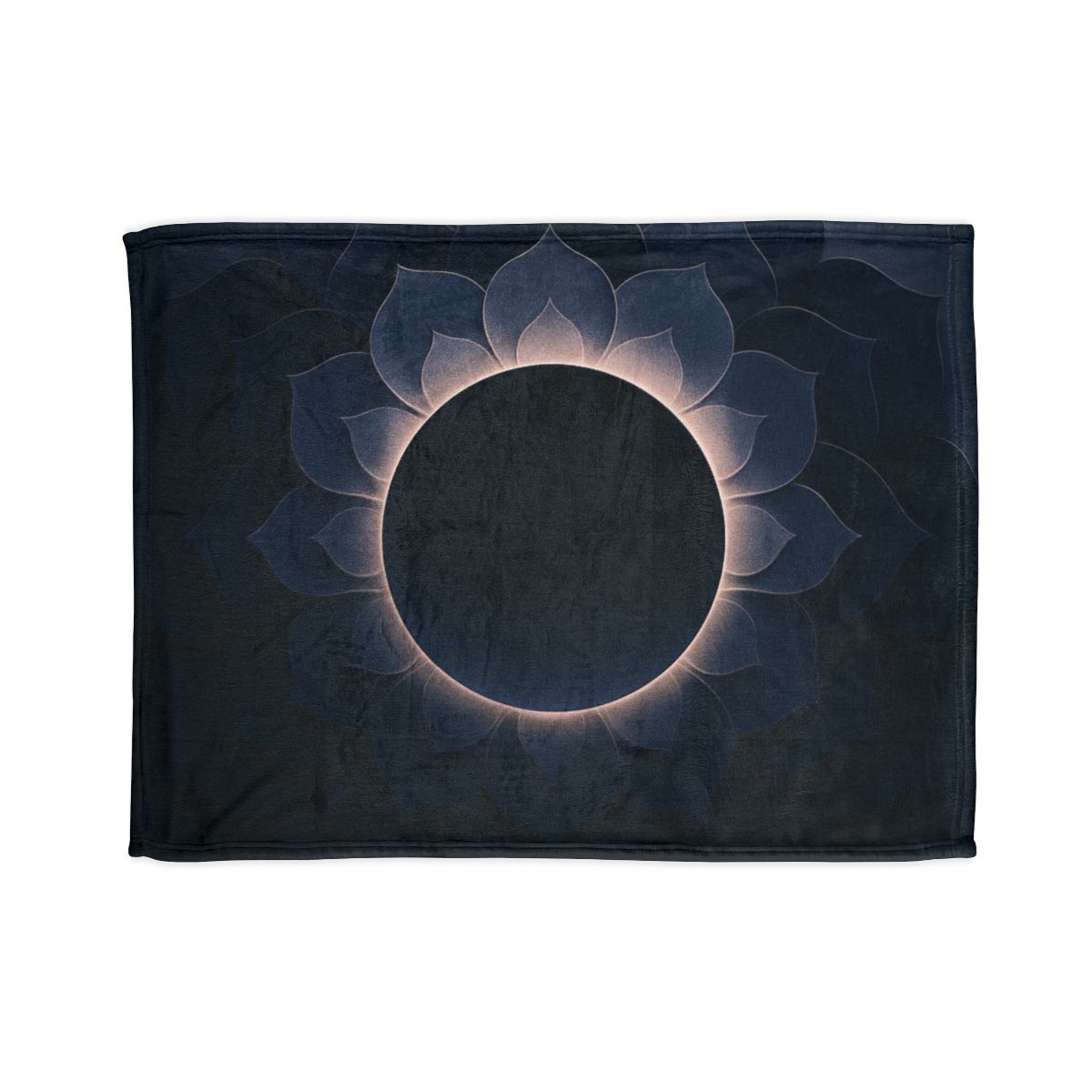 Petal Eclipse Rosette custom blankets