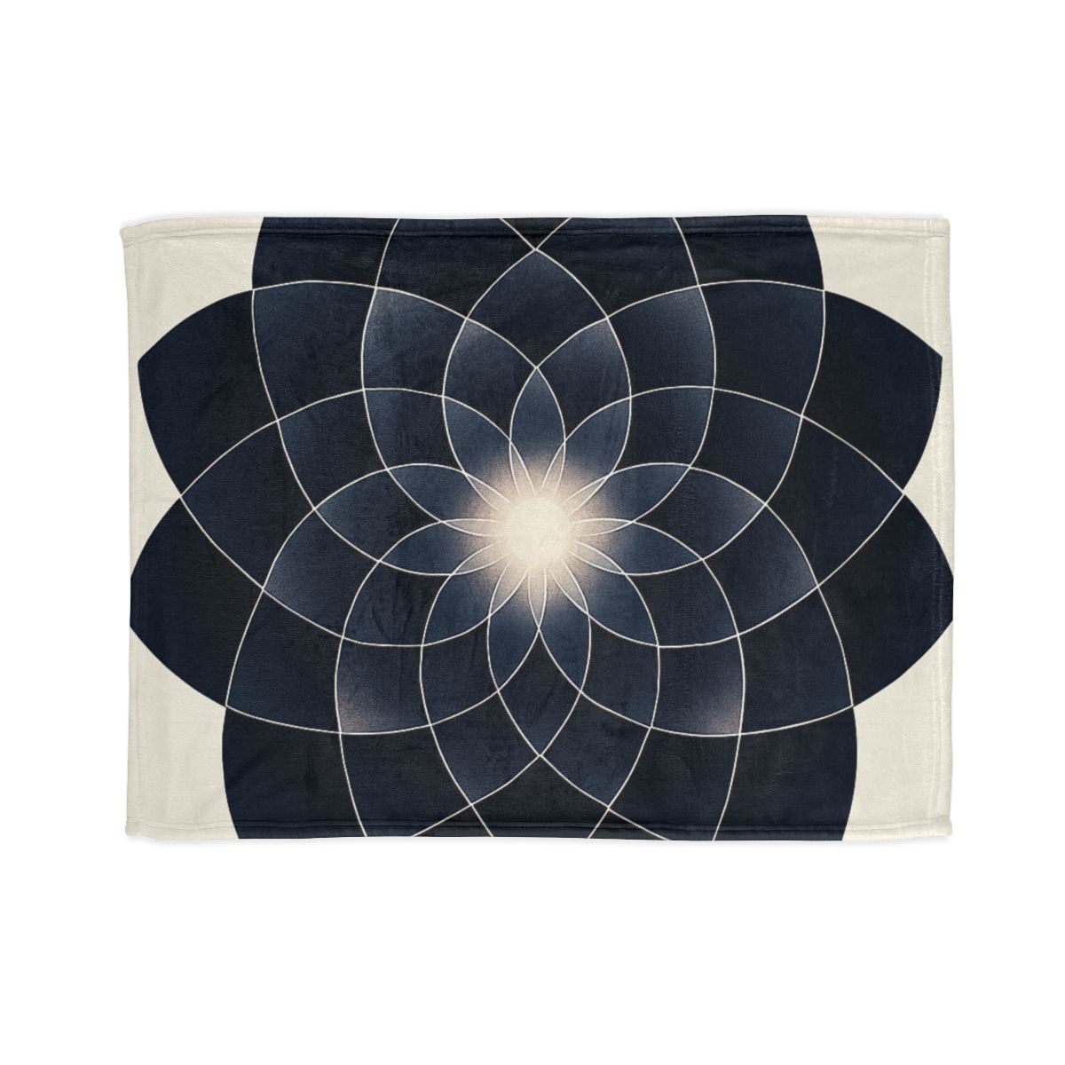 Petal Eclipse Rosette stylish throw blankets