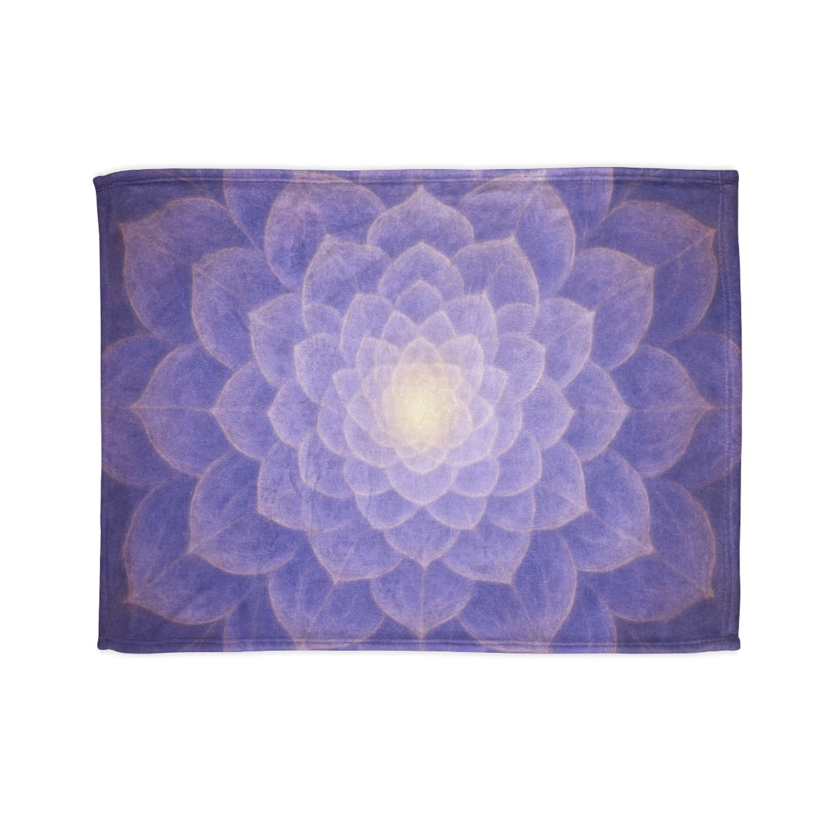 Petal Fractal Rosette decorative home blankets