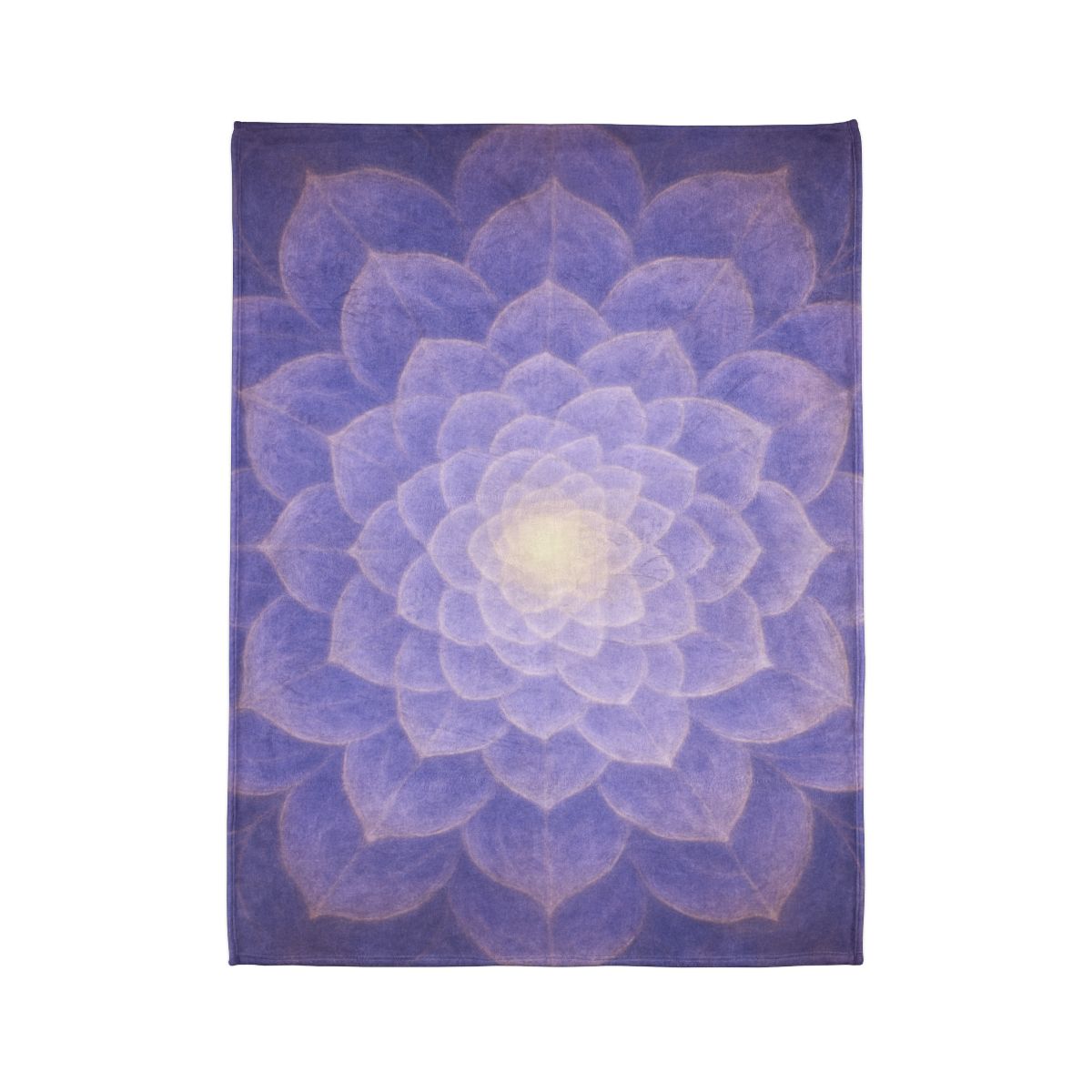 Petal Fractal Rosette decorative home blankets