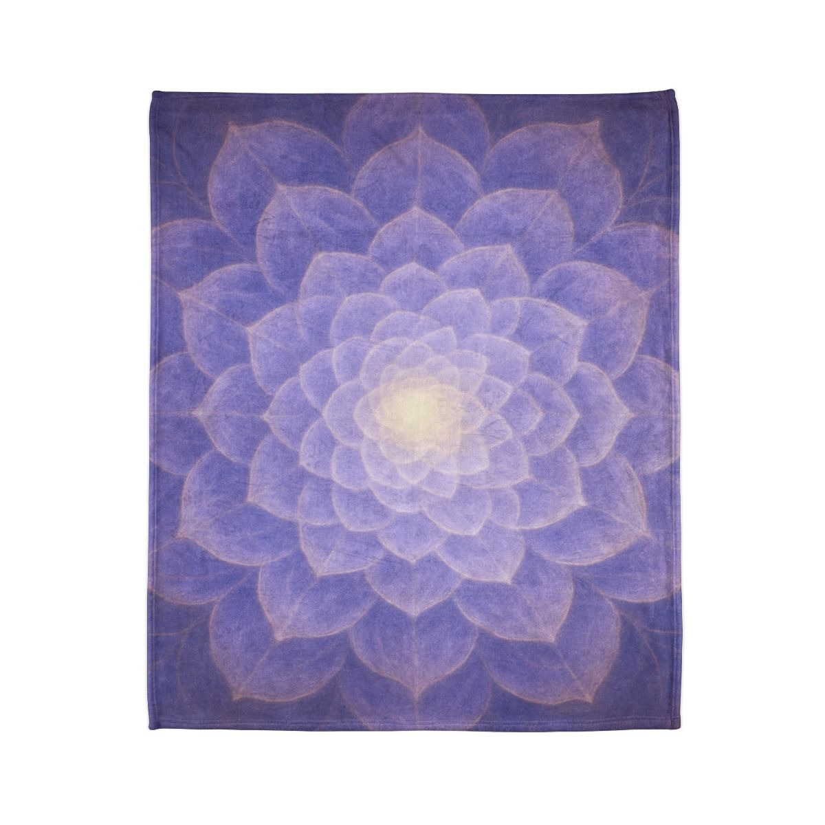 Petal Fractal Rosette decorative home blankets