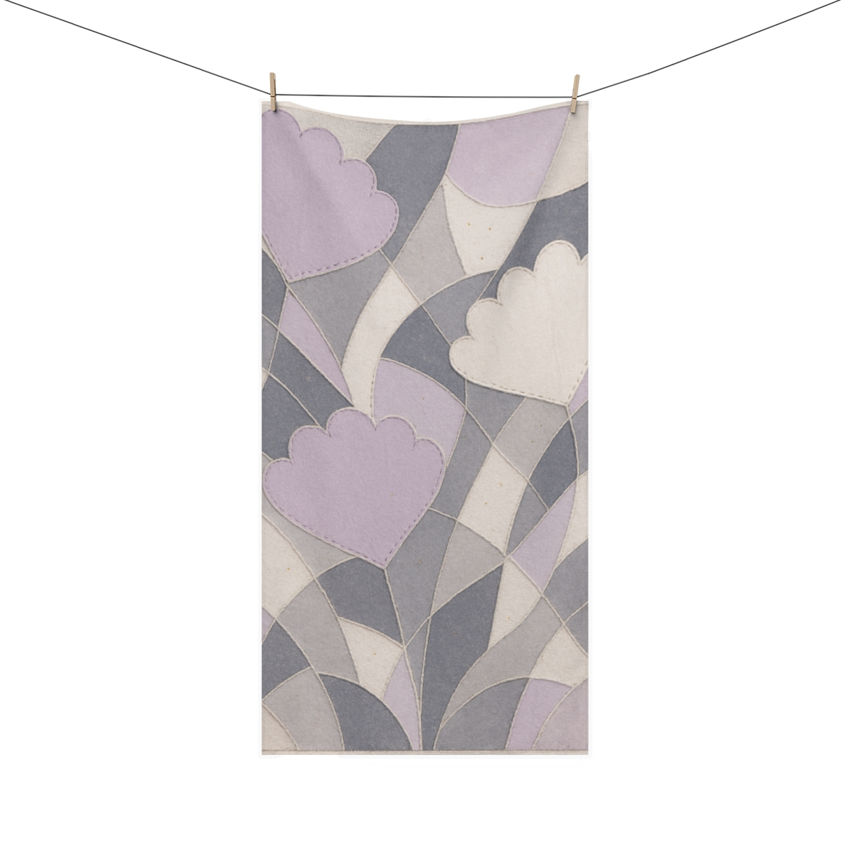 Petal Fragment Collage comfortable face towels