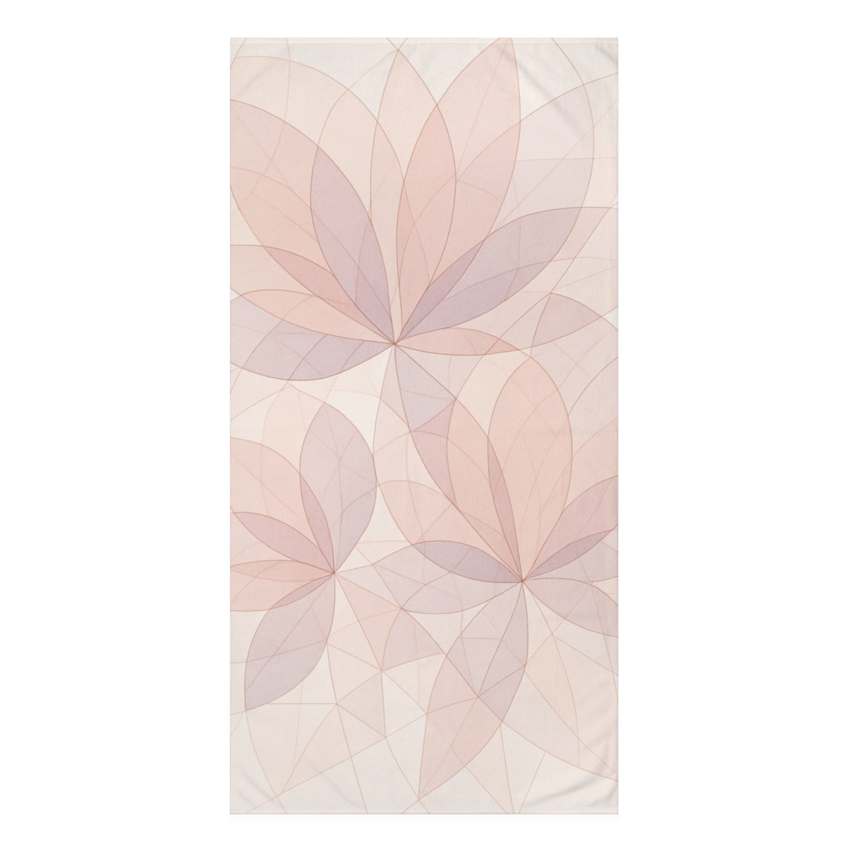Petal Fragment Geometry custom towels