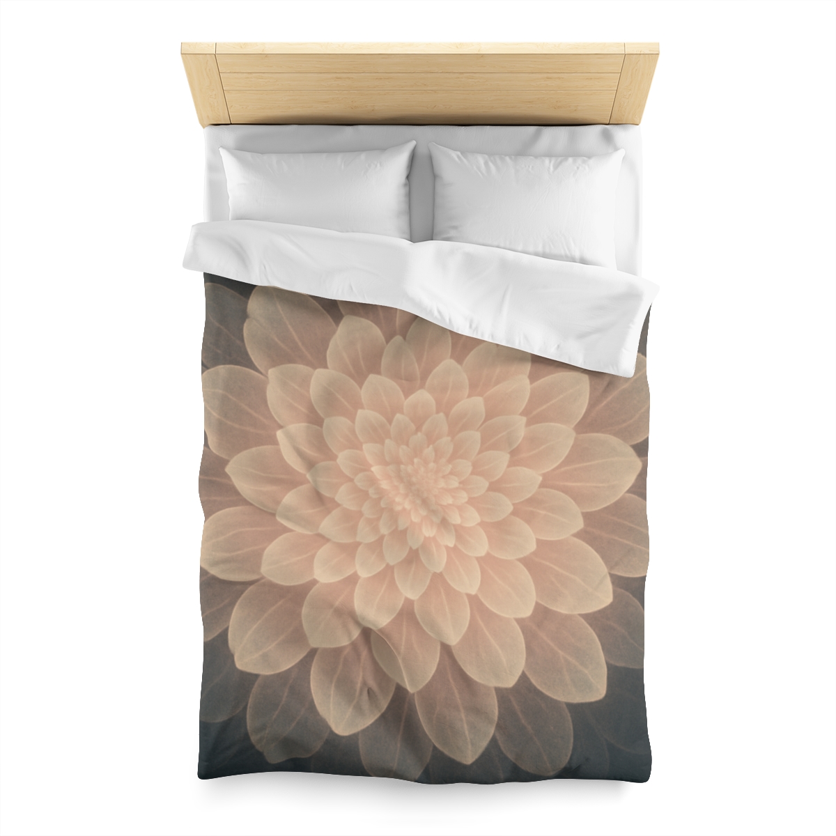 Petal Halo Fractals warm winter duvets