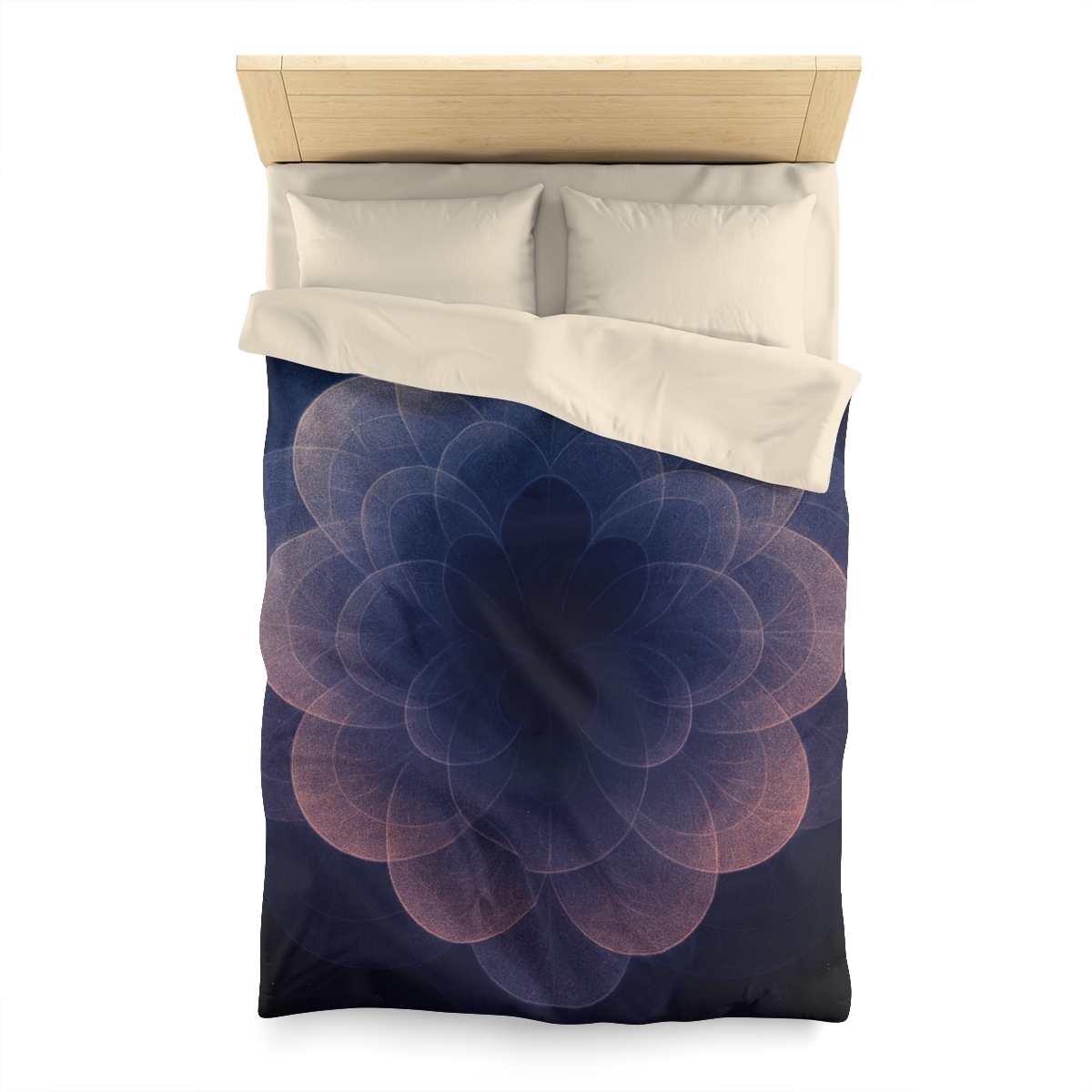 Petal Halo Interference personalized bedding duvets